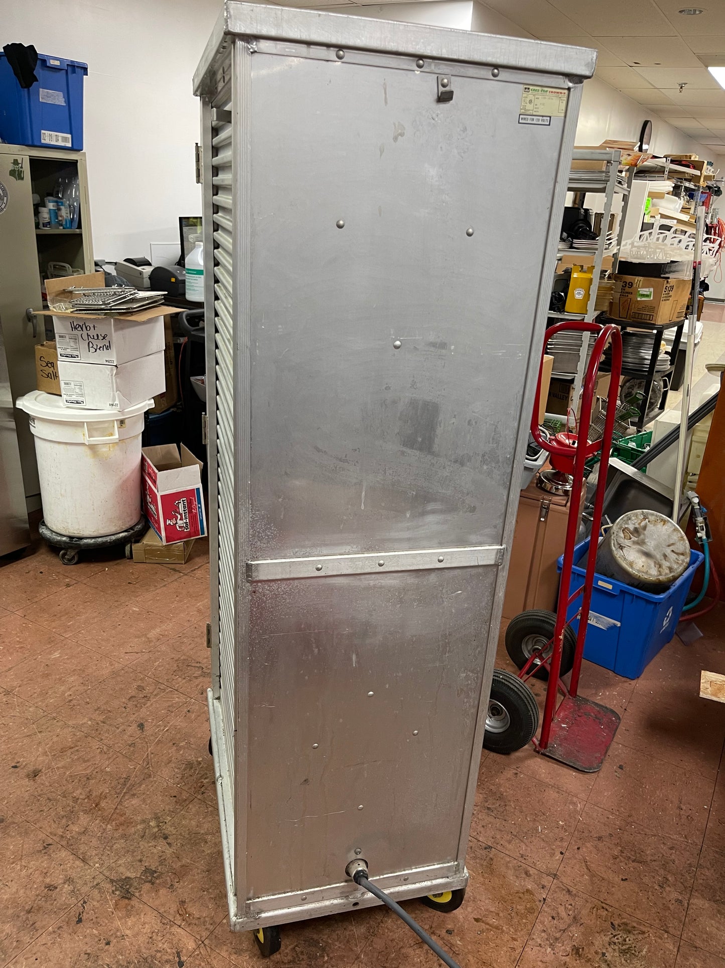 Used Cres Cor 130-1836 Full Height Non-Insulated 34 Pan Mobile Warming Heated Holding Cabinet 120V