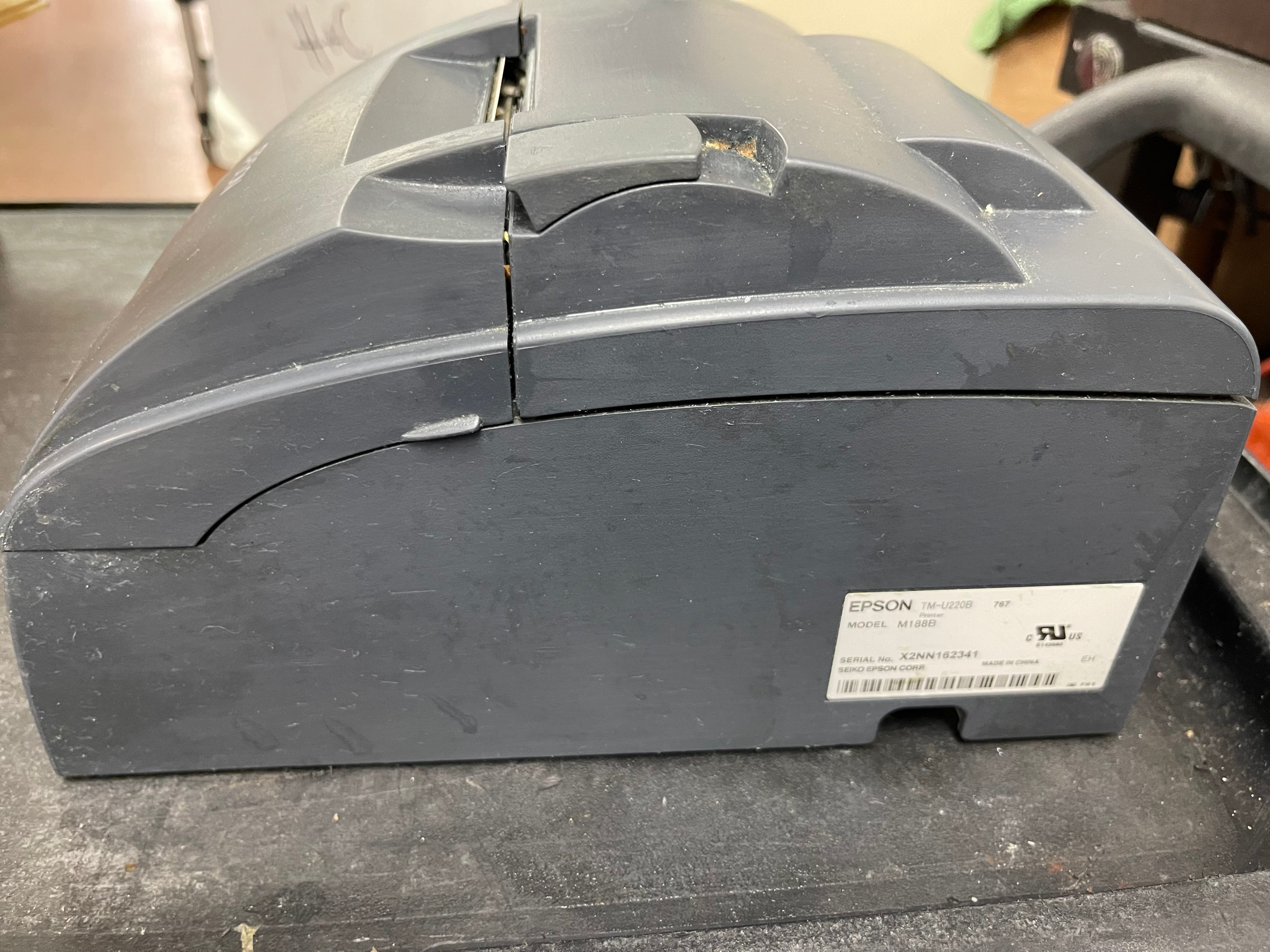 Used Epson TM-U220B M188B Thermal Retail POS Receipt Printer