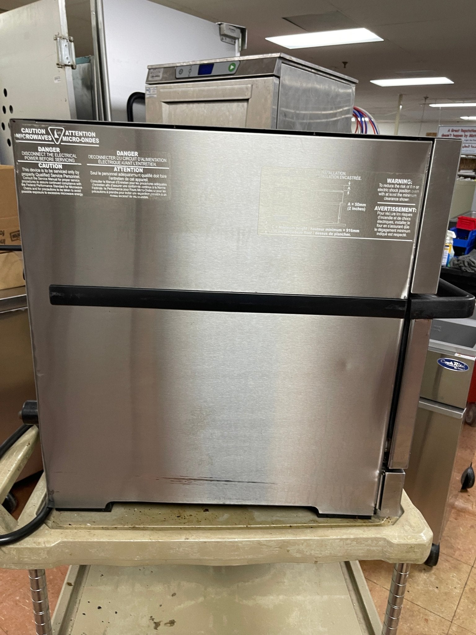 Used Merrychef eikon e2s Commercial High - Speed Countertop Accelerated Oven 220V - 8 - Falcon Restaurant Supply - 6