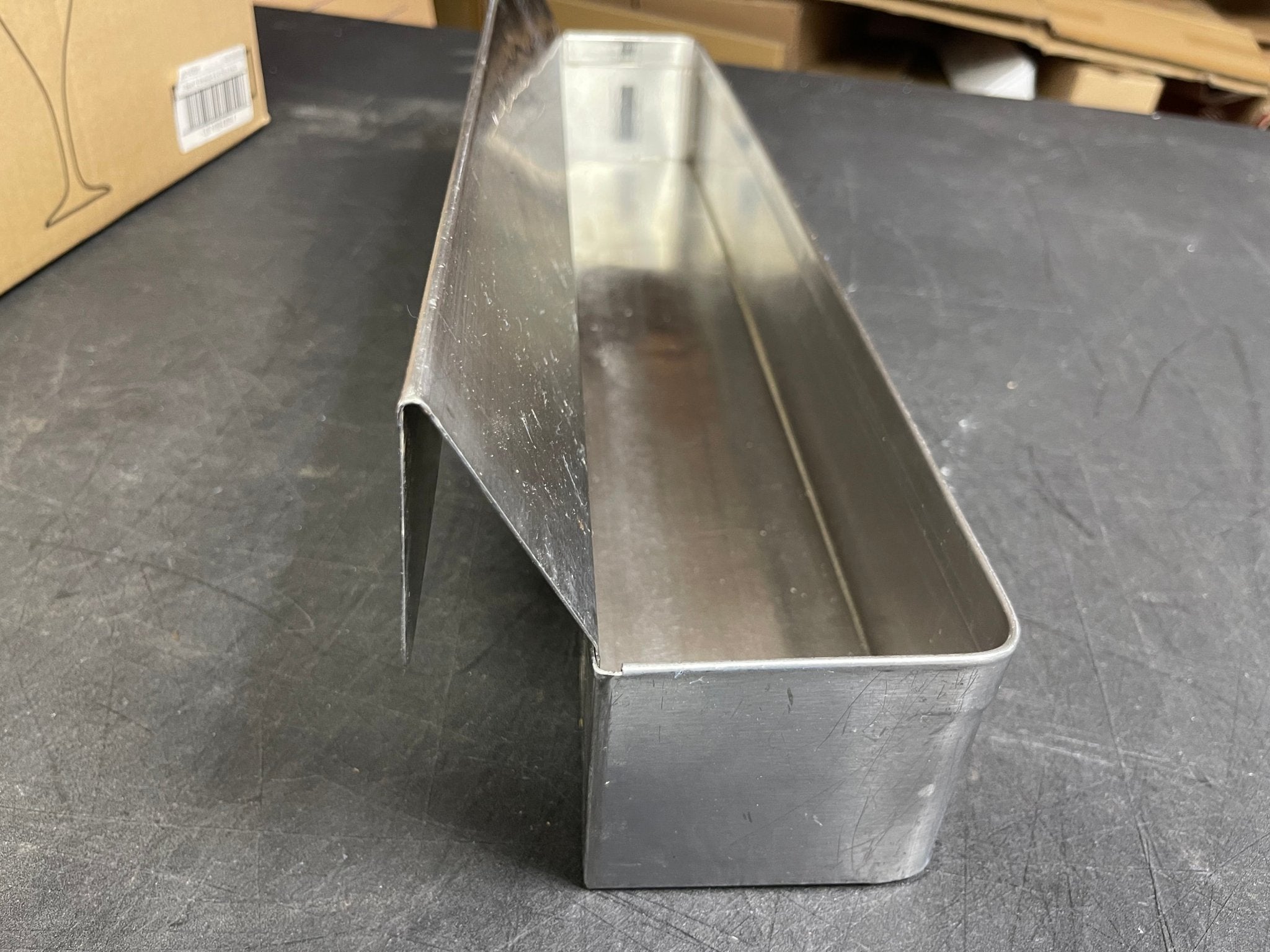 Used 24" Stainless Steel Hang On Speed Rail - Falcon Restaurant Supply - 6