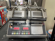 Used Star Pro - Max Split Lid 14" Two Sided Panini Press Grill 120V - Falcon Restaurant Supply - 1