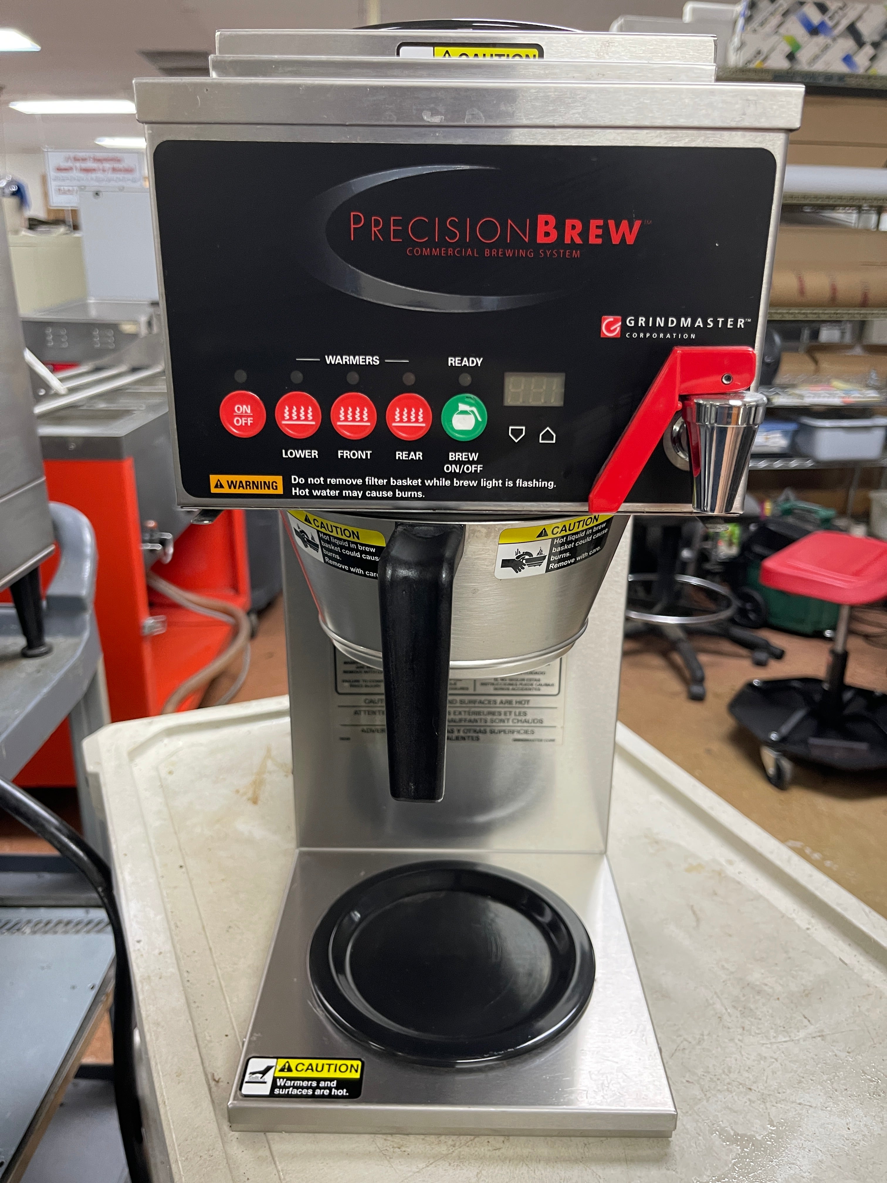 Used Grindmaster B-3 Commercial Automatic Coffee Maker Brewer - 120/240v