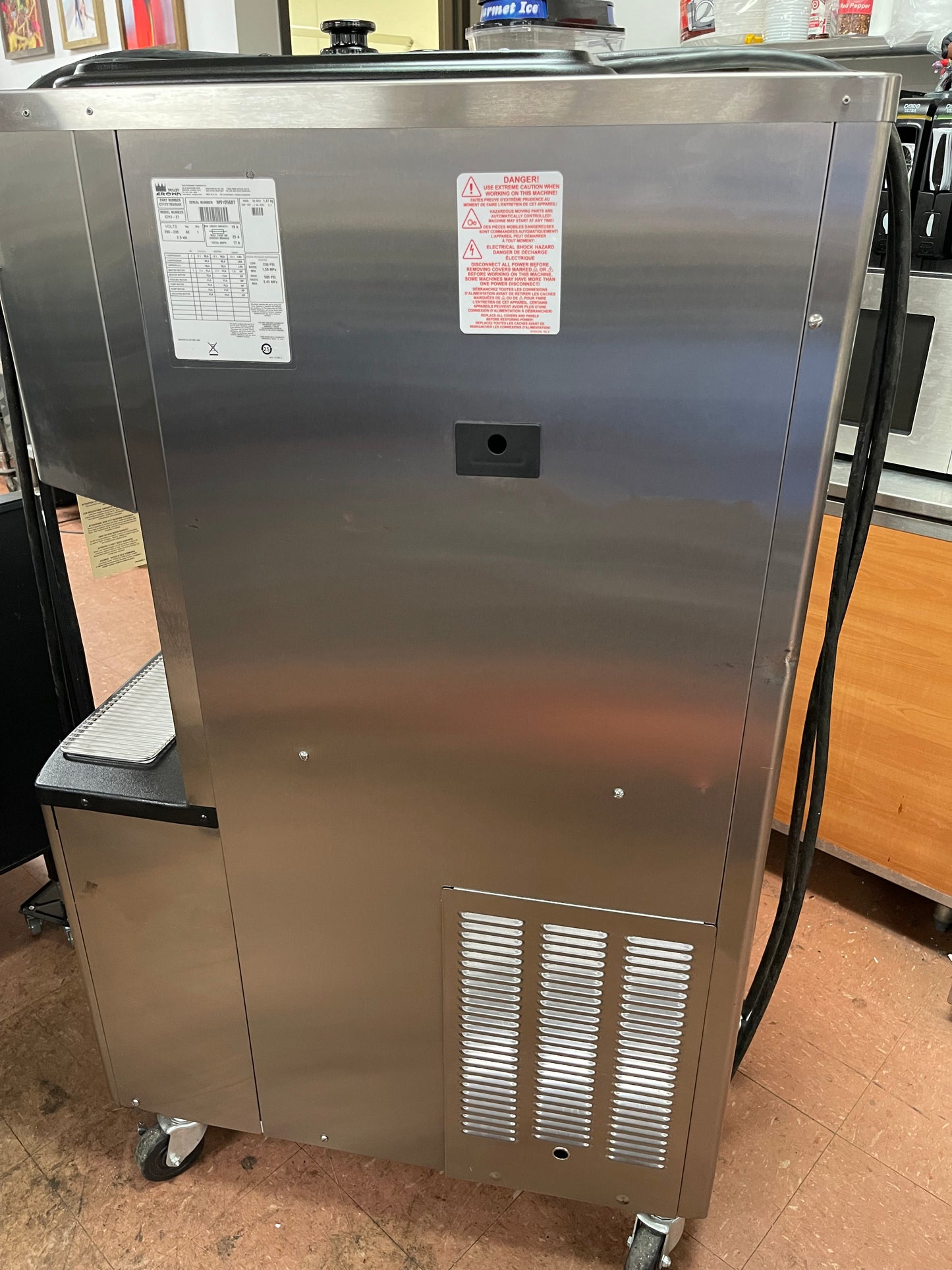 NEW 2019 Taylor C717-27 Soft Serve Freezer Twist Air Cooled Ice Cream Machine 1-Phase M9105687 - JS
