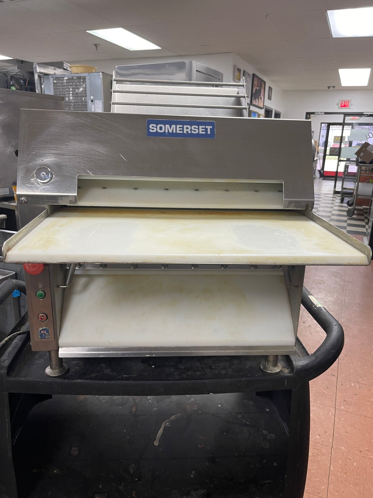 Used 20" Somerset CDR - 2000 Two Stage Dough Sheeter with Front Operation 120V - COZ - Falcon Restaurant Supply - 1