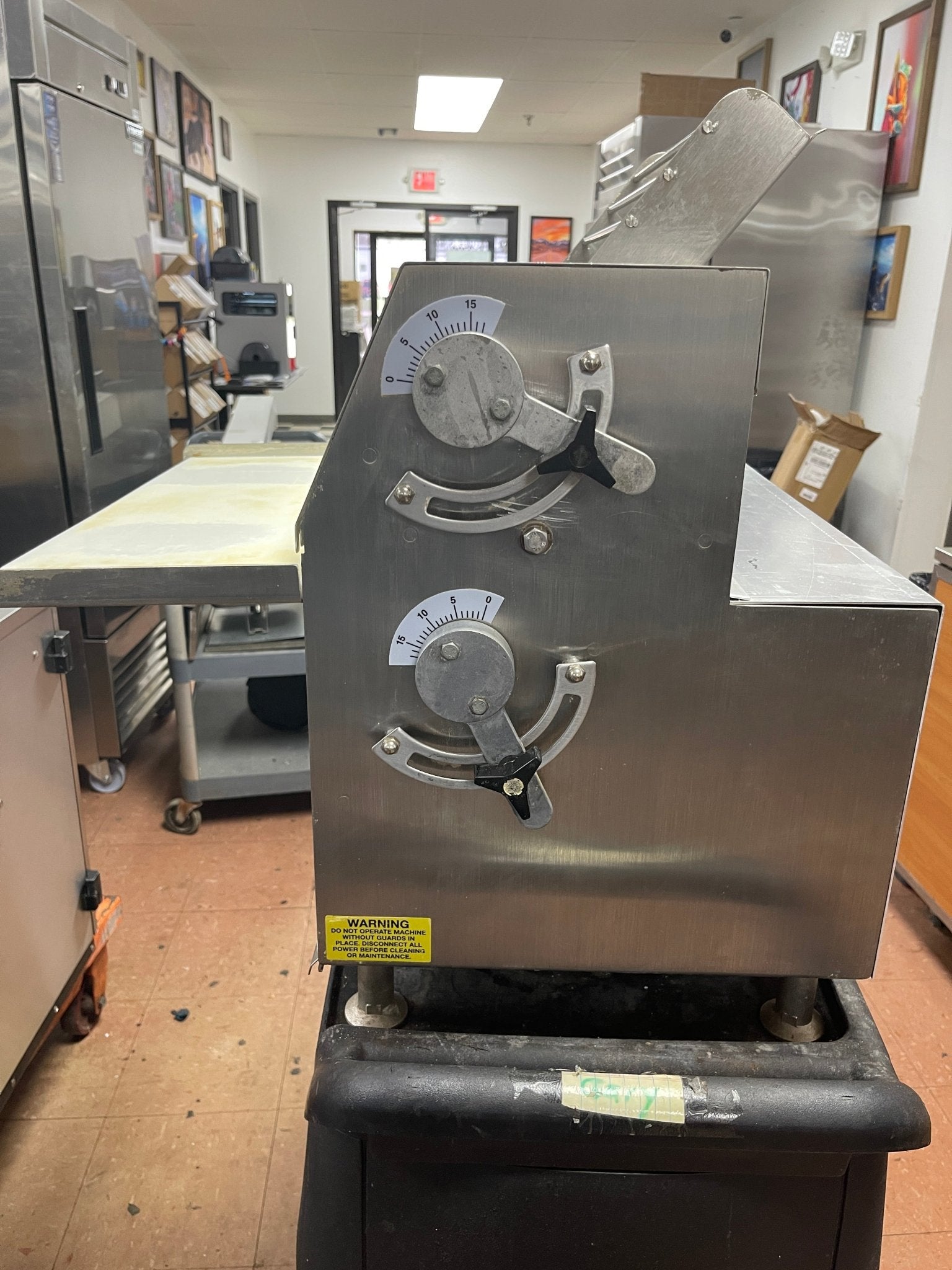 Used 20" Somerset CDR - 2000 Two Stage Dough Sheeter with Front Operation 120V - COZ - Falcon Restaurant Supply - 7