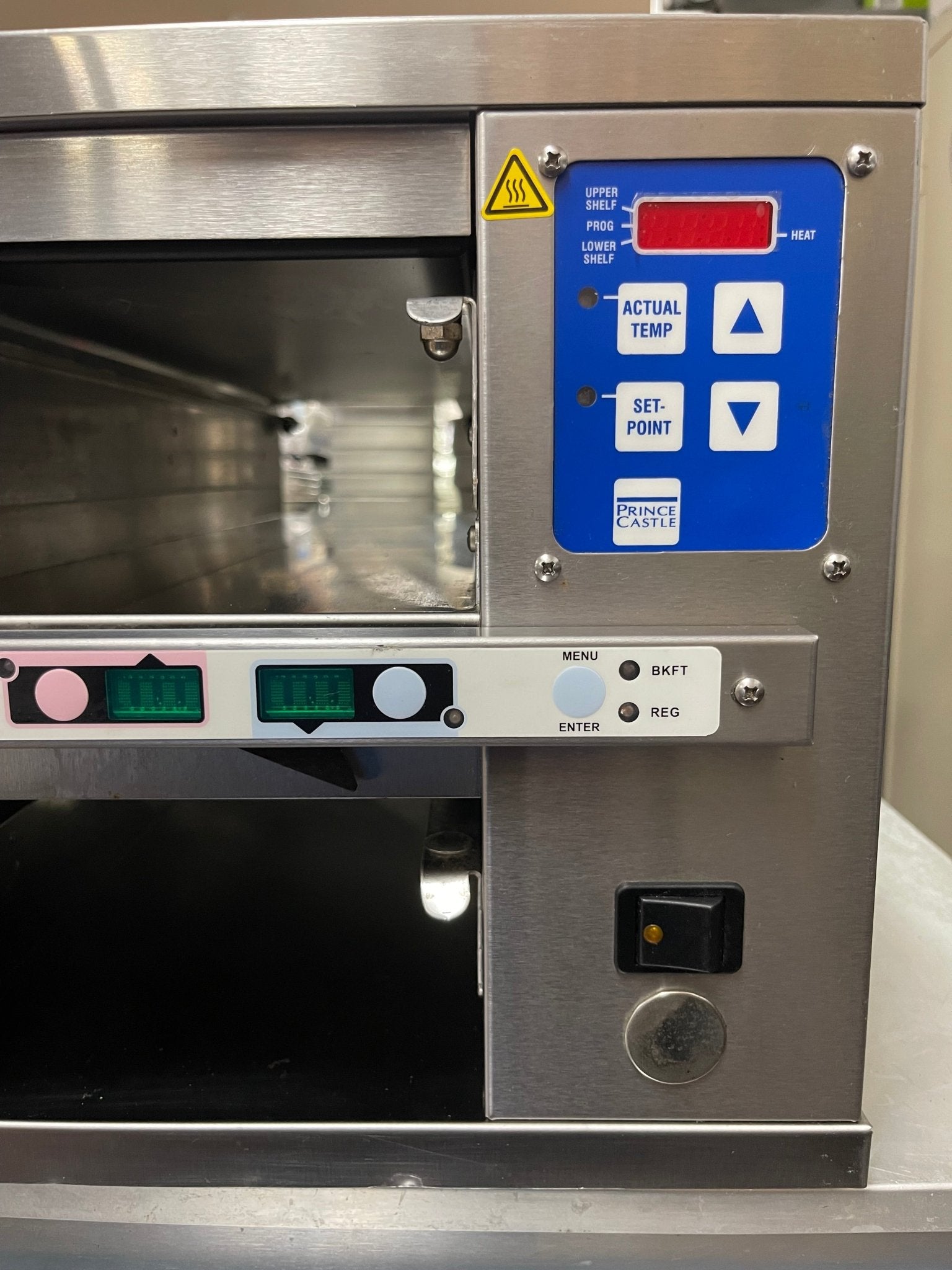 Used Prince Castle DHB2PT - 20WS Pass Thru Heated Holding Food Warmer 220V - Falcon Restaurant Supply - 3