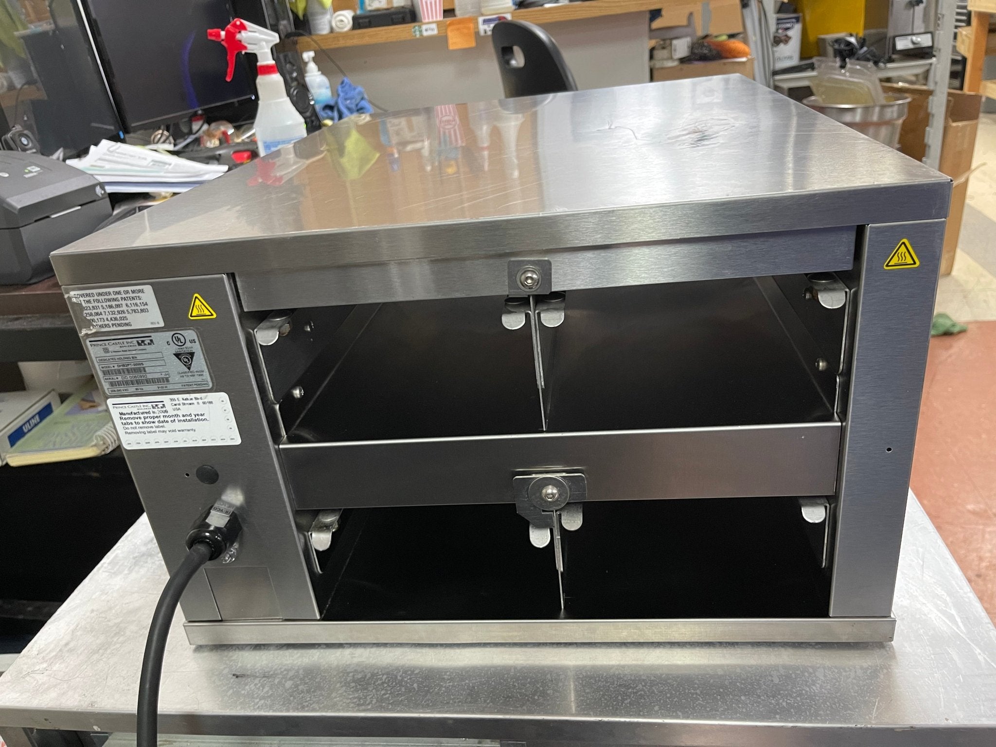 Used Prince Castle DHB2PT - 20WS Pass Thru Heated Holding Food Warmer 220V - Falcon Restaurant Supply - 8