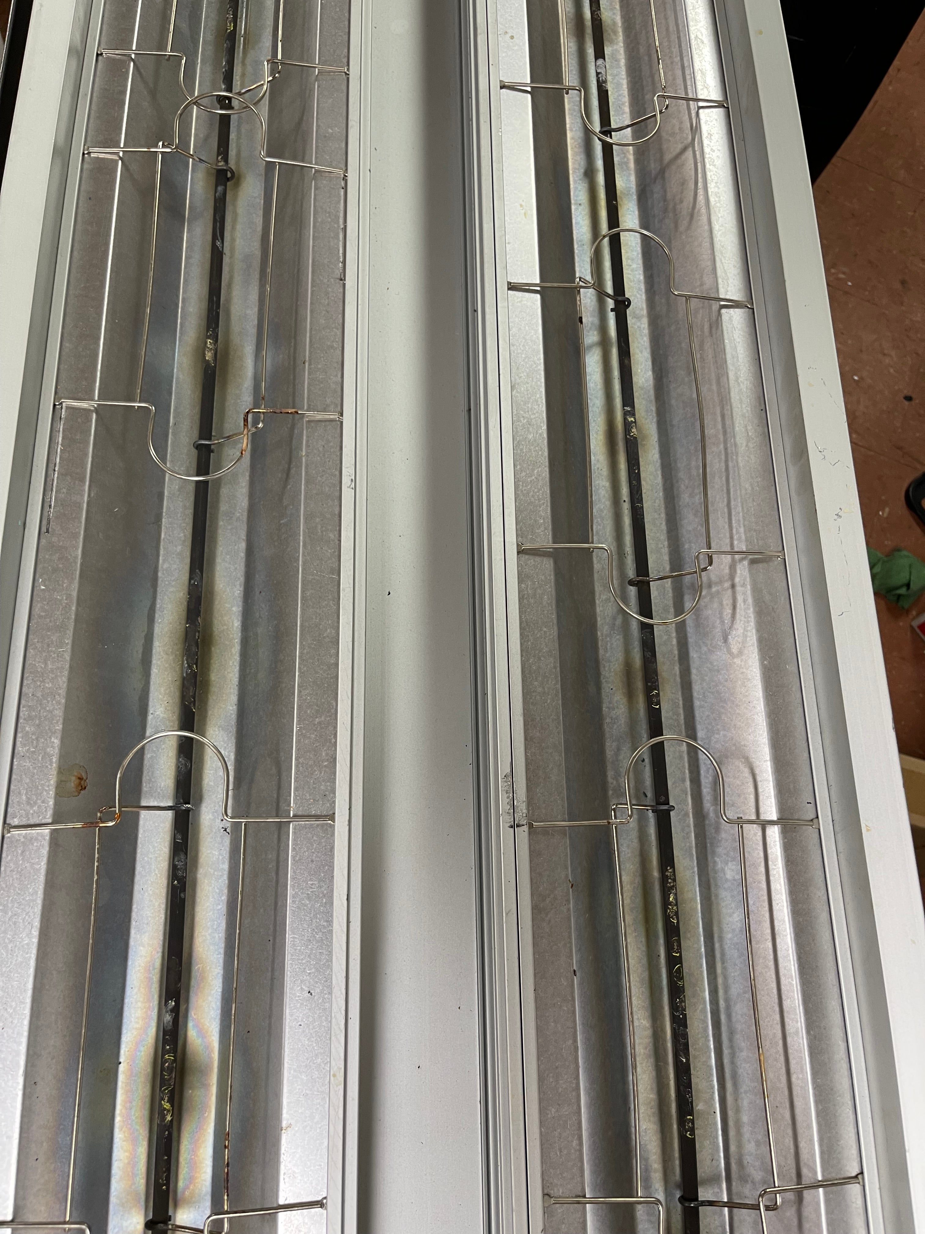 Used Hatco GR2A-42D 42" Glo-Ray Double Infrared Strip Warmer with Remote Controls - 120V