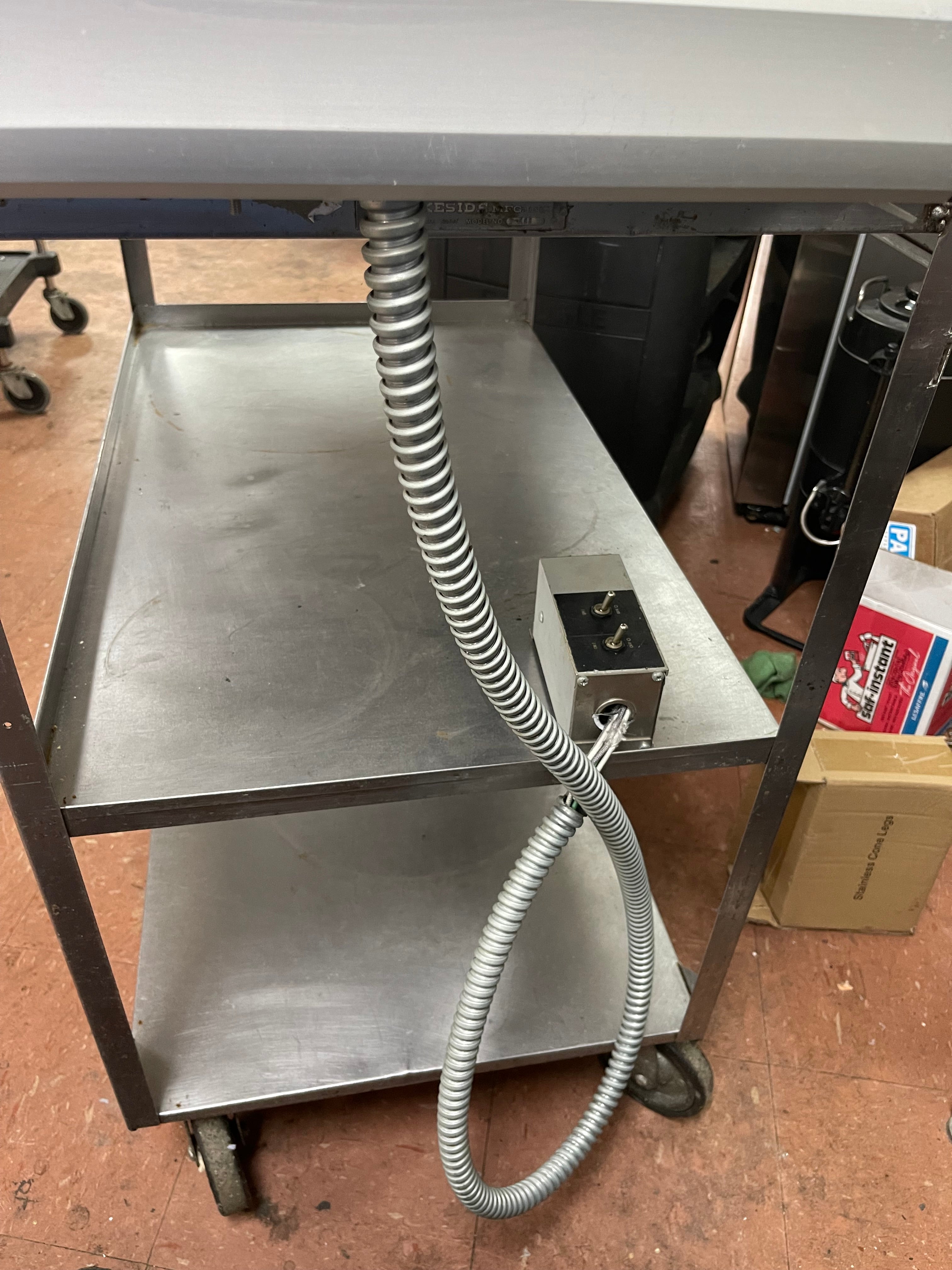 Used Hatco GR2A-42D 42" Glo-Ray Double Infrared Strip Warmer with Remote Controls - 120V