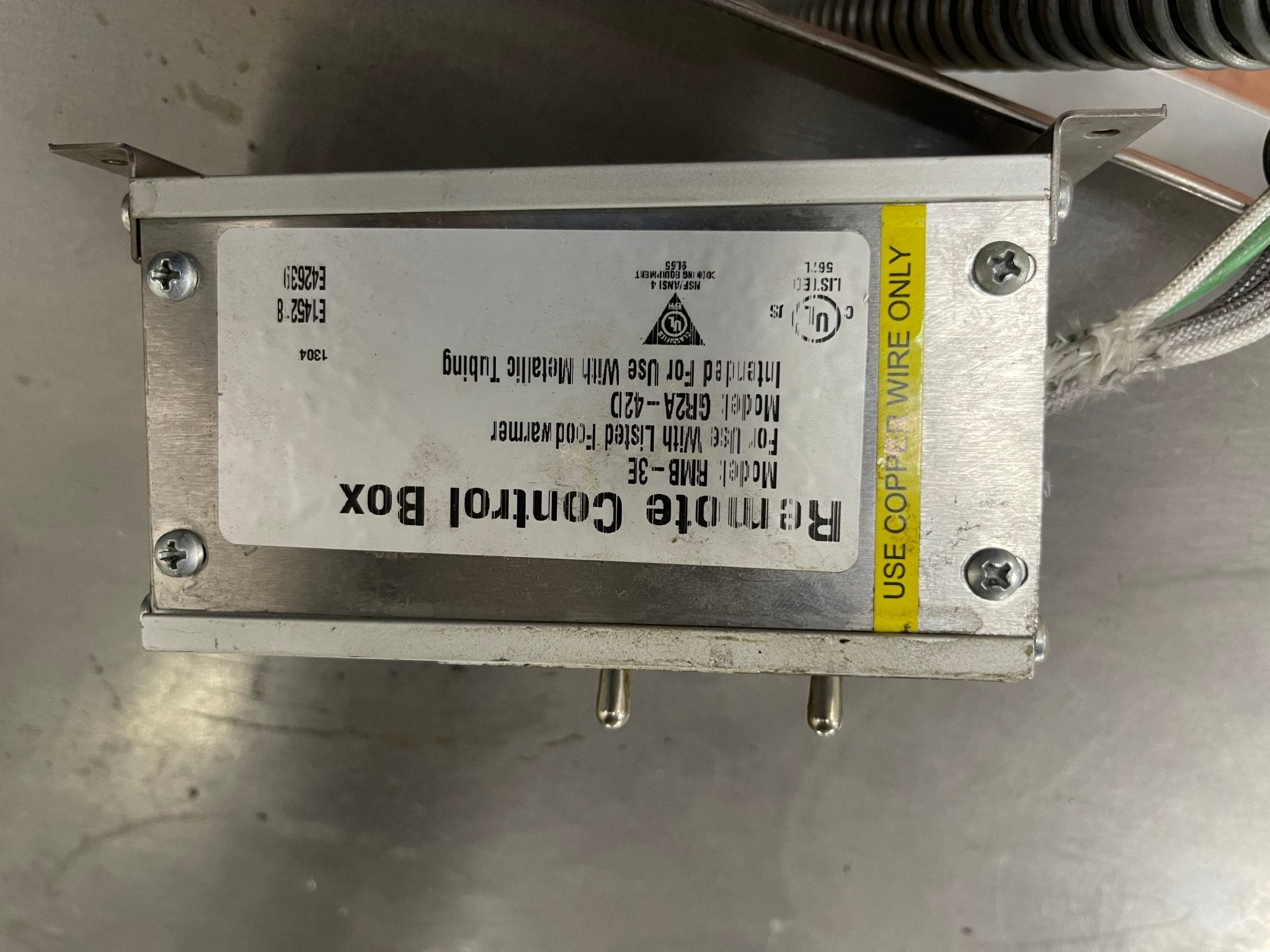 Used Hatco GR2A - 42D 42" Glo - Ray Double Infrared Strip Warmer with Remote Controls - 120V - Falcon Restaurant Supply - 9