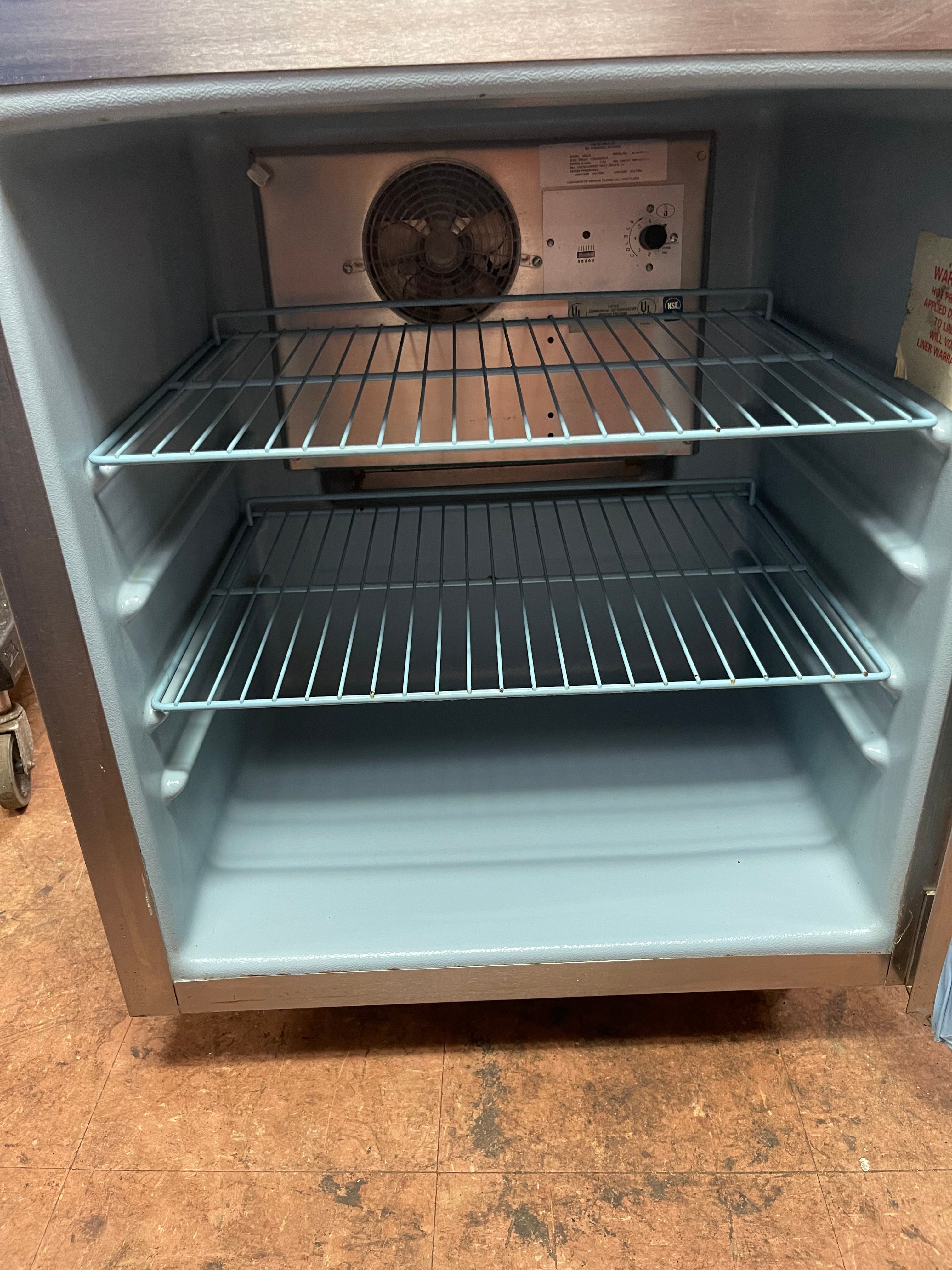 Used Delfield 406CA Undercounter Refrigerator with Casters 120V