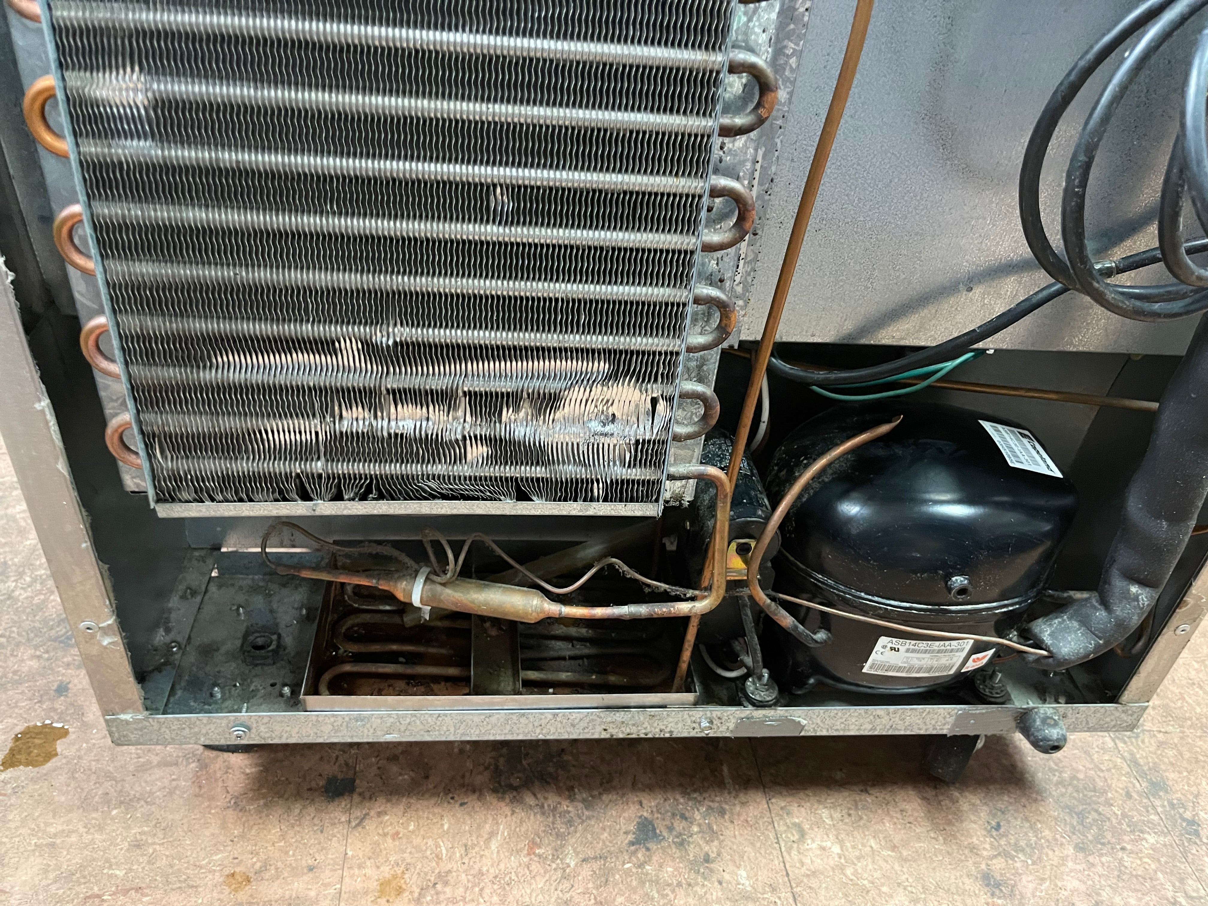 Used Delfield 406CA Undercounter Refrigerator with Casters 120V