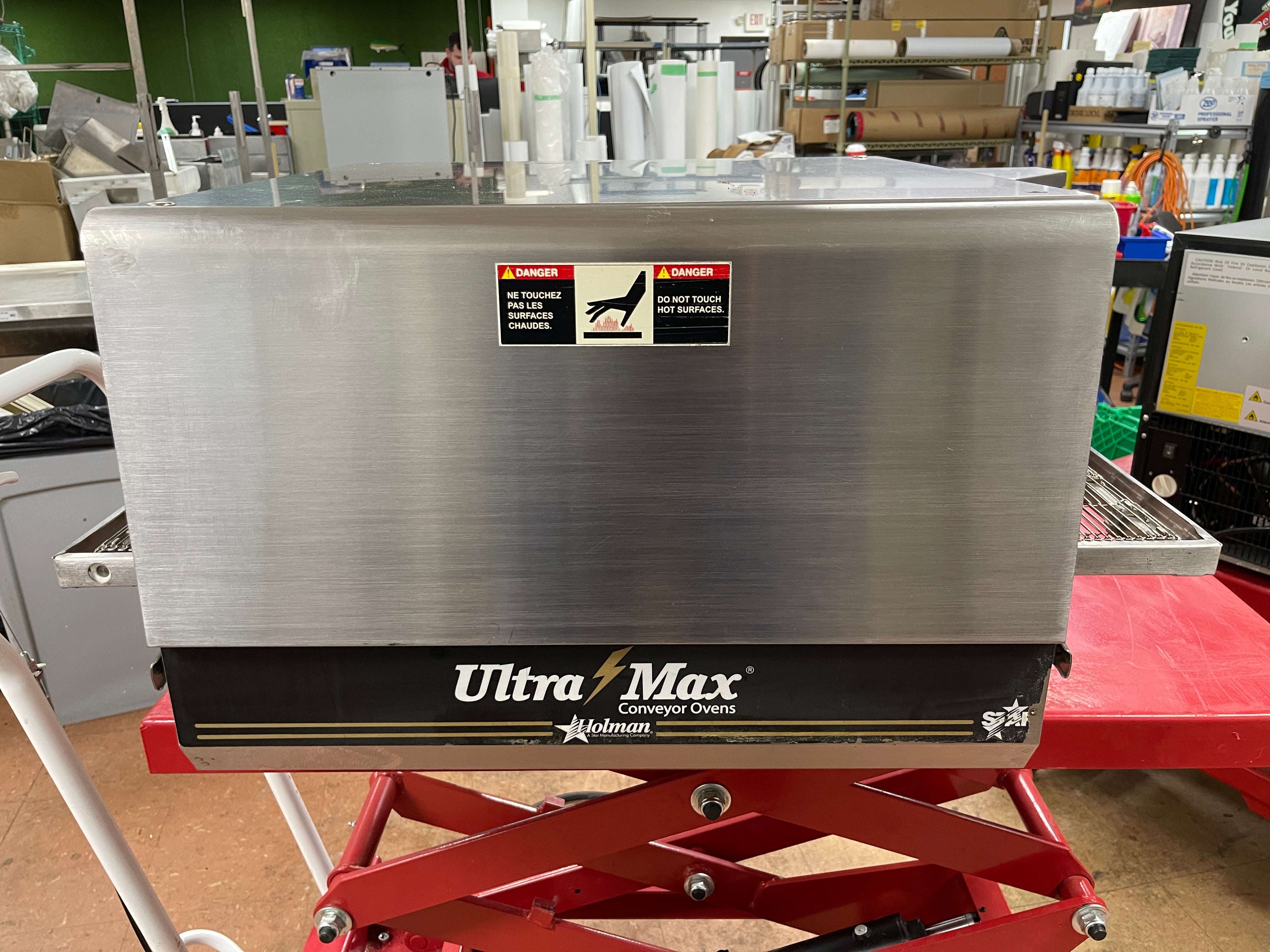 Used 37" Star UM-1833A Countertop Commercial Pizza Conveyor Oven - 208V 1PH