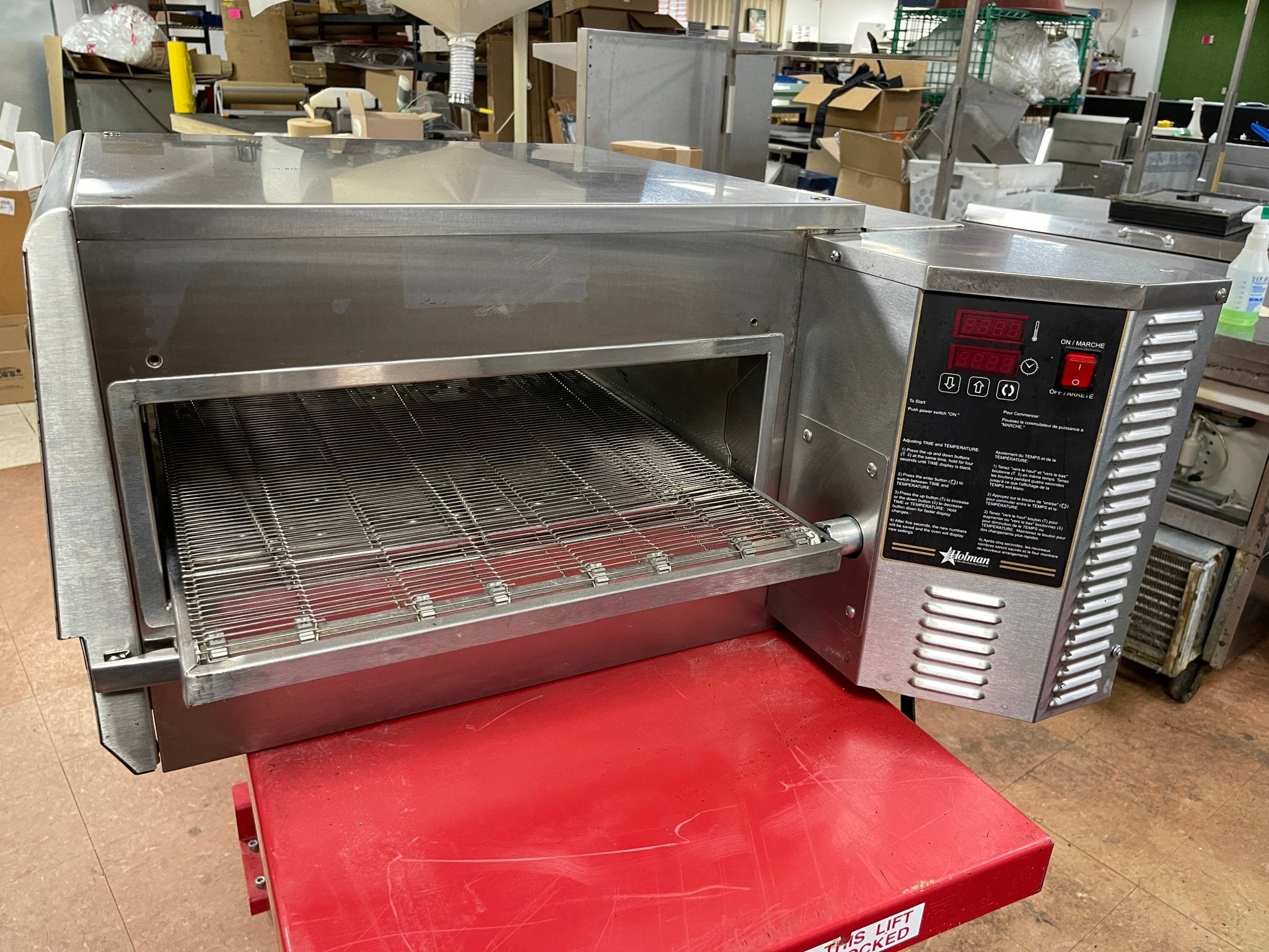 Used 37" Star UM - 1833A Countertop Commercial Pizza Conveyor Oven - 208V 1PH - Falcon Restaurant Supply - 3