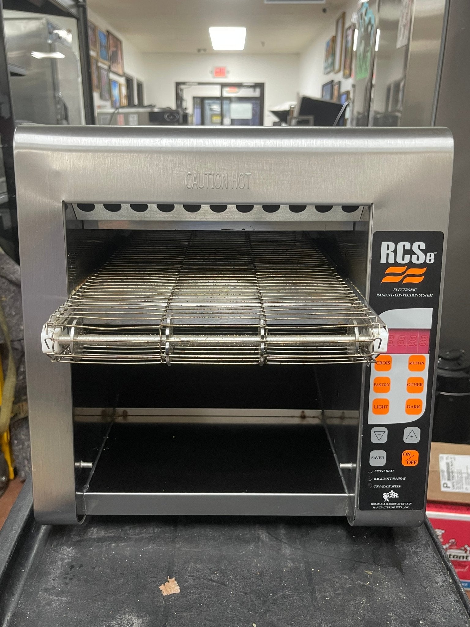 Used Star Holman RCSE - 2 - 1200BK Commercial Conveyor Toaster 220V - Falcon Restaurant Supply - 1