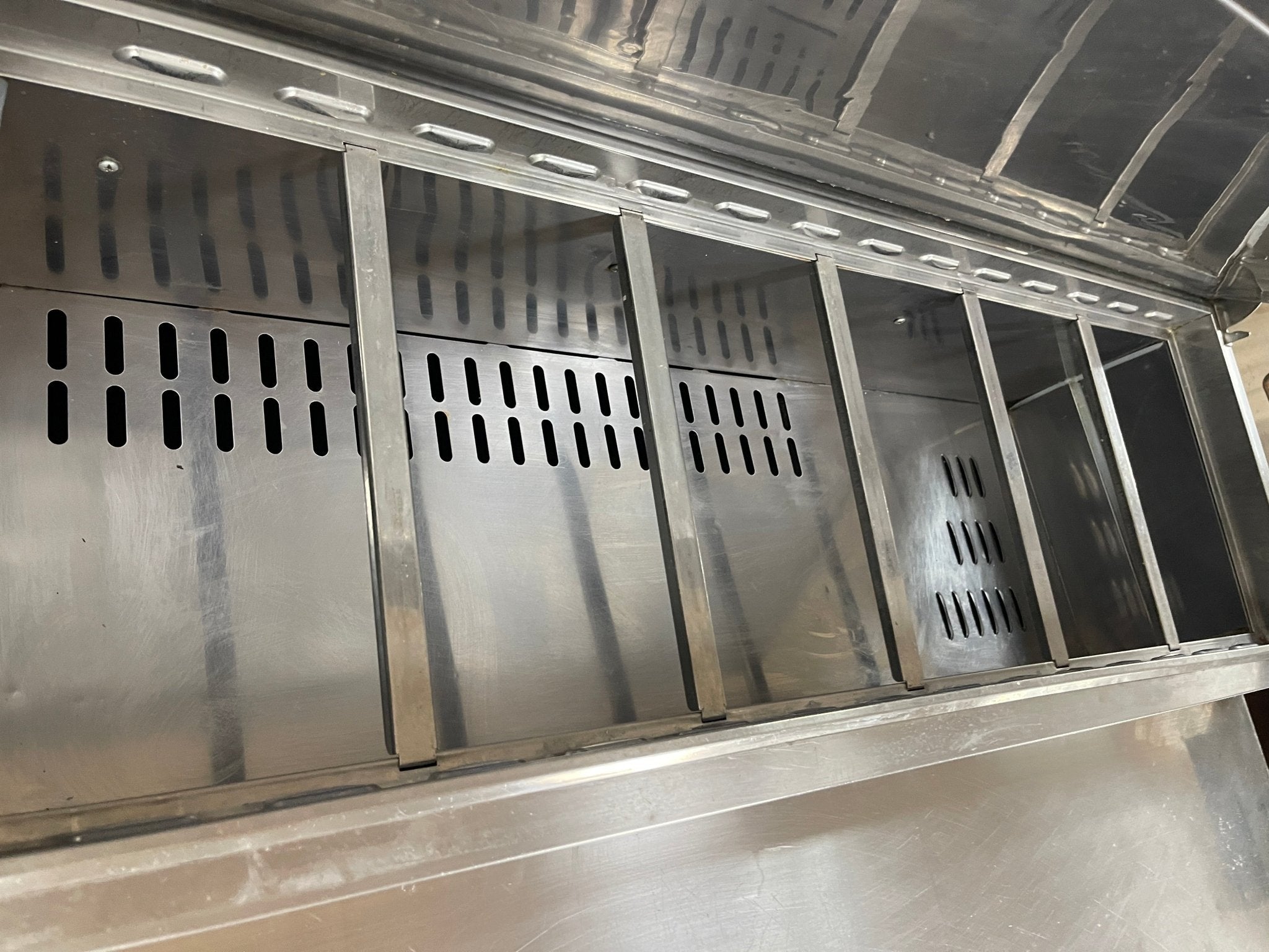 Used 44" Turbo Air TPR - 44SD Super Deluxe Refrigerated Pizza Prep Table 120V - CC - Falcon Restaurant Supply - 7