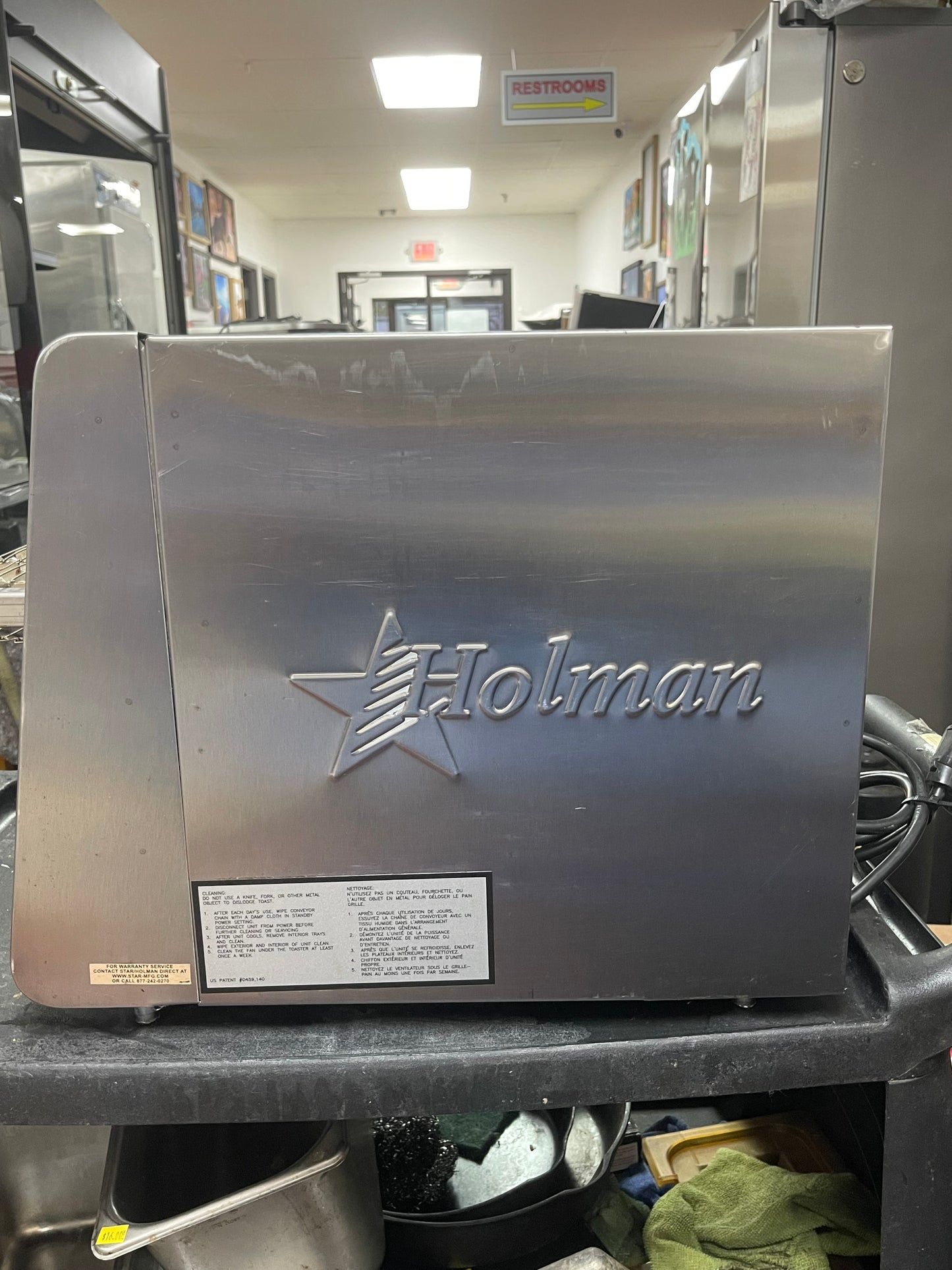 Star Holman RCSE-2-1200BK Commercial Conveyor Toaster 220V