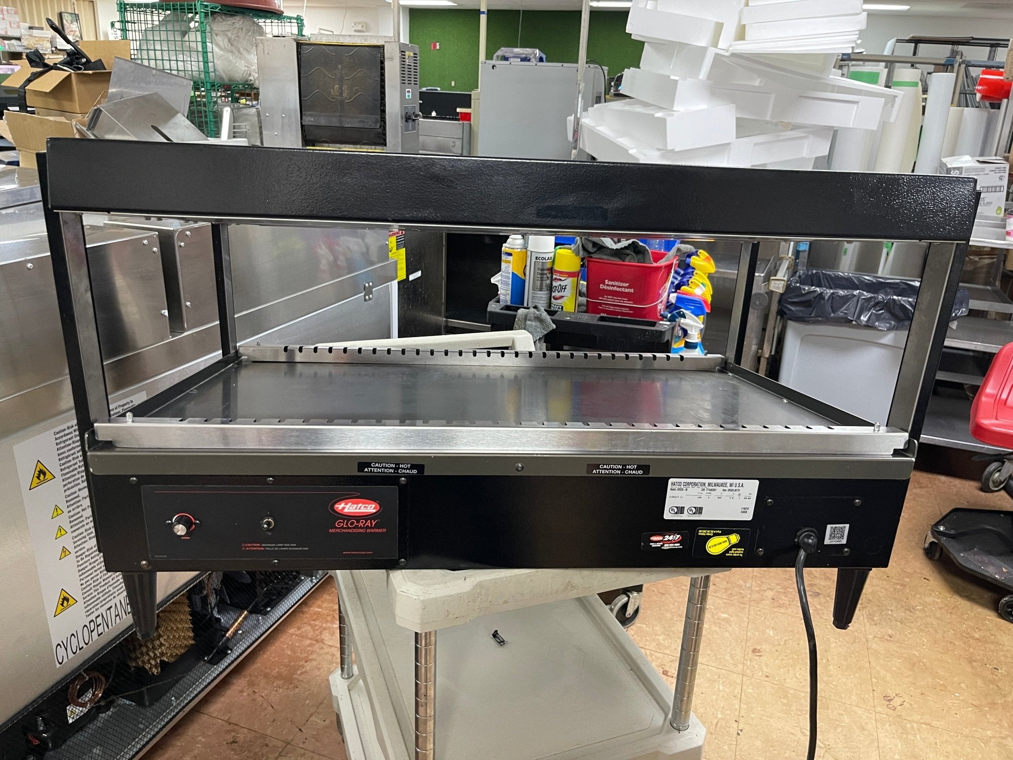 Used Hatco GRSDS - 30 Glo - Ray 30" Heated Warming Display Shelf Merchandiser - 120V 790W - JS - Falcon Restaurant Supply - 4