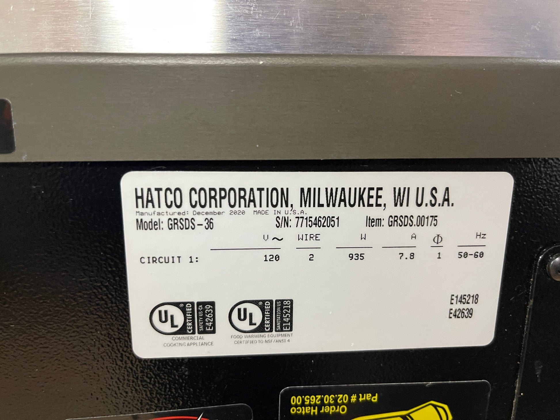 Used Hatco GRSDS - 30 Glo - Ray 30" Heated Warming Display Shelf Merchandiser - 120V 790W - JS - Falcon Restaurant Supply - 7