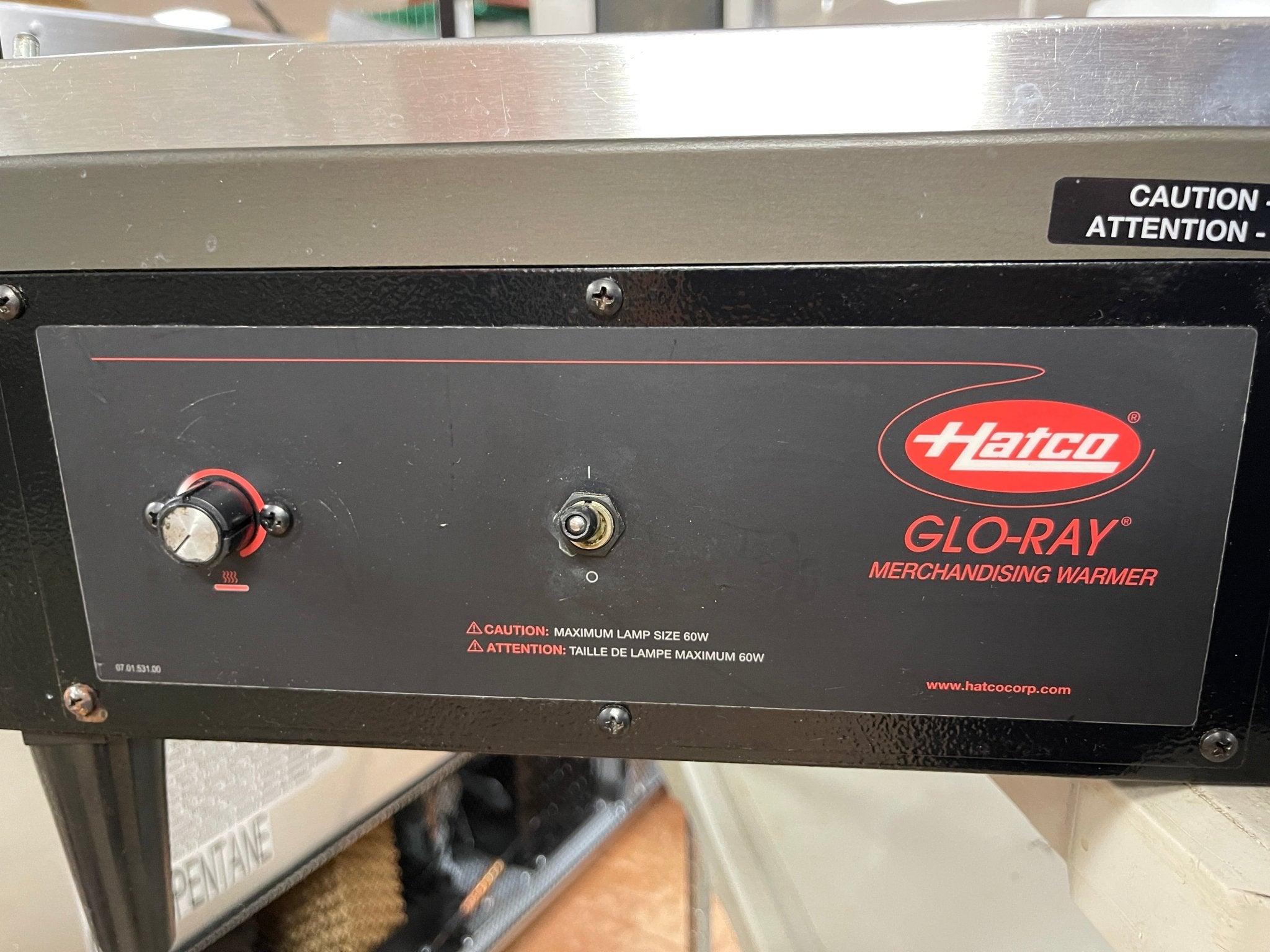 Used Hatco GRSDS - 30 Glo - Ray 30" Heated Warming Display Shelf Merchandiser - 120V 790W - JS - Falcon Restaurant Supply - 6