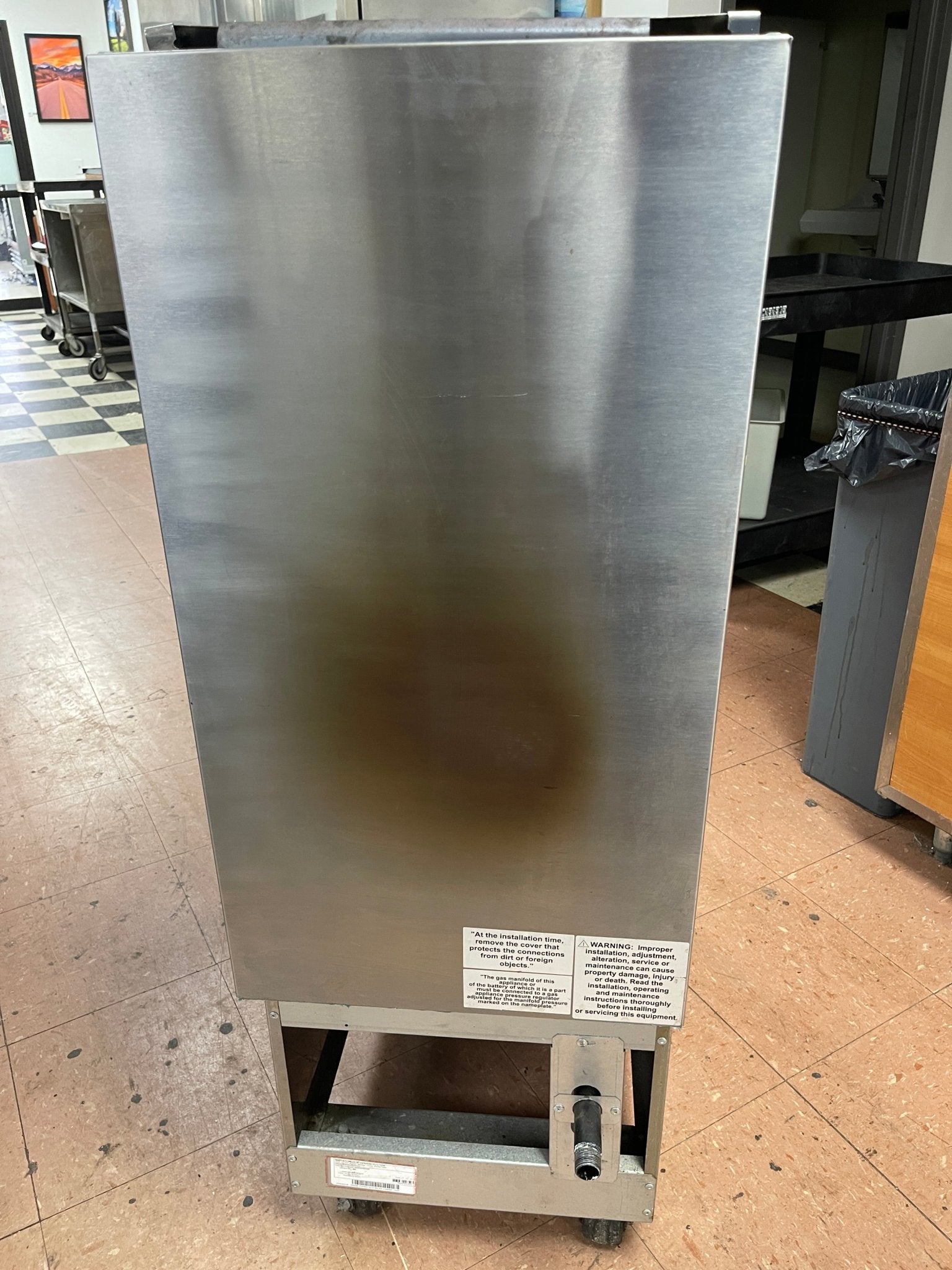 Used Venancio PFR40G - CB LP Fryer 40 - lb Capacity with Millivolt Controls - CC - Falcon Restaurant Supply - 7
