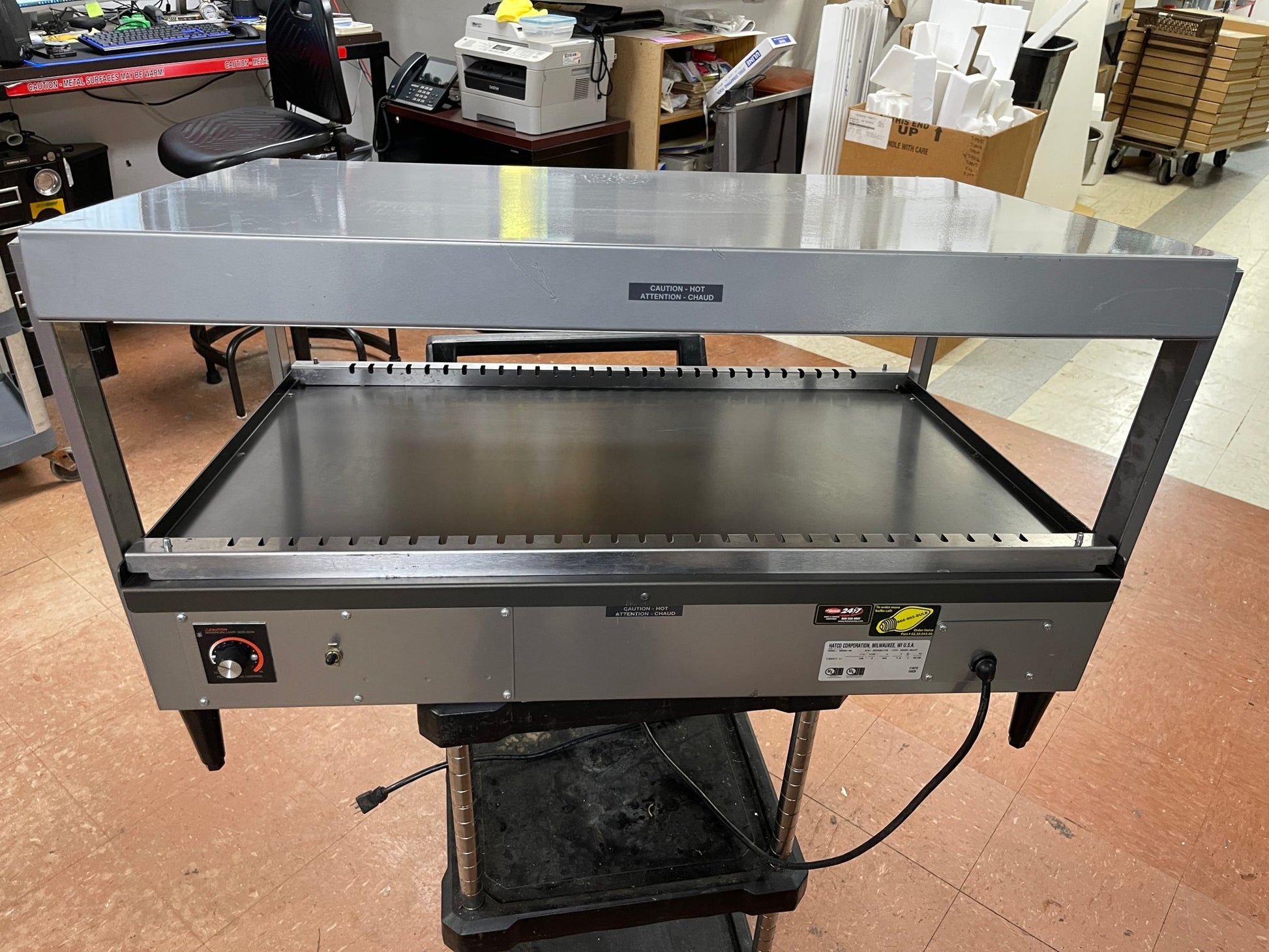 Used Hatco GRSDS - 30 Glo - Ray 30" Heated Warming Display Shelf Merchandiser - 120V 790W - JS - Falcon Restaurant Supply - 5