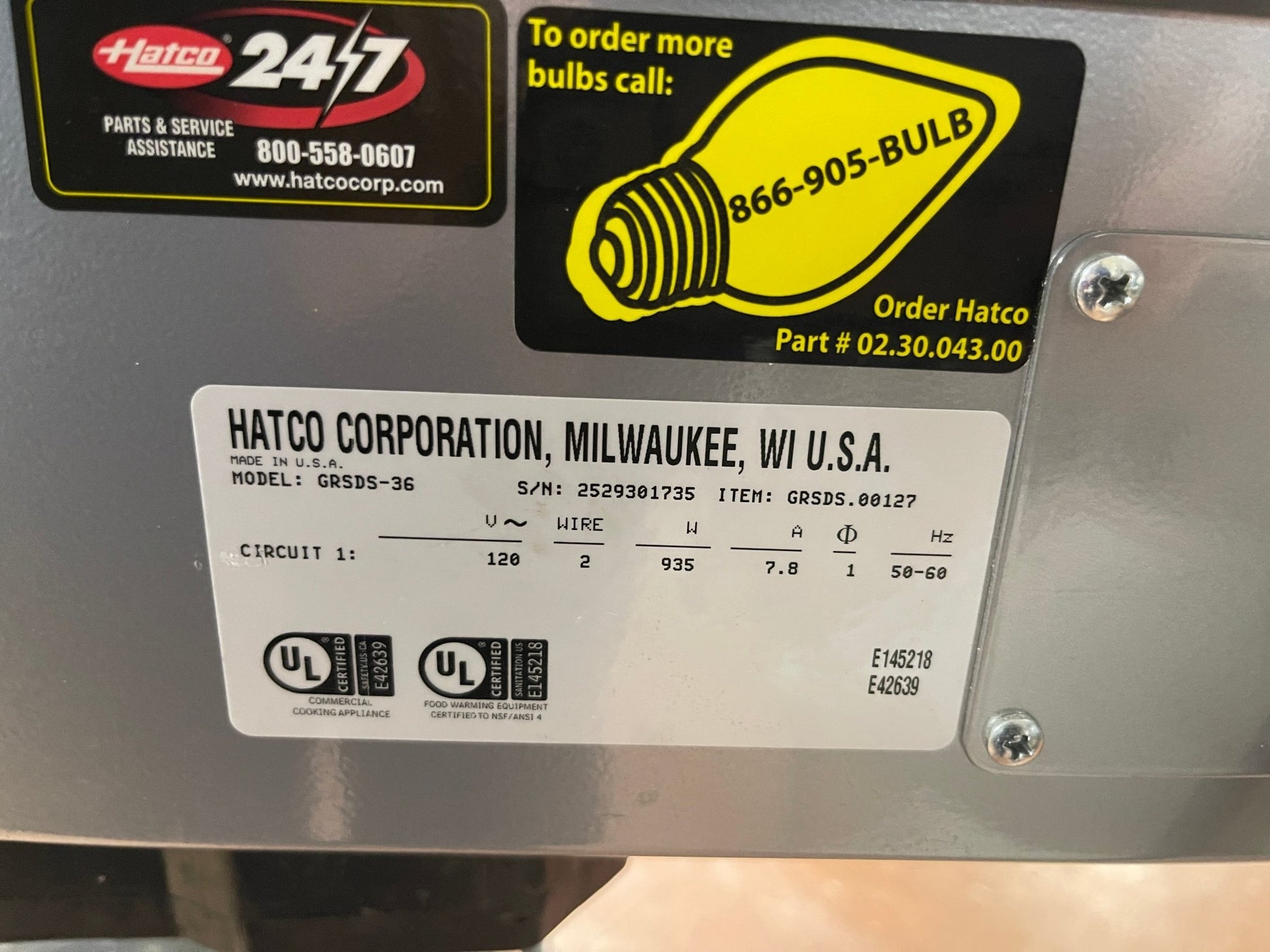 Used Hatco GRSDS - 30 Glo - Ray 30" Heated Warming Display Shelf Merchandiser - 120V 790W - JS - Falcon Restaurant Supply - 7