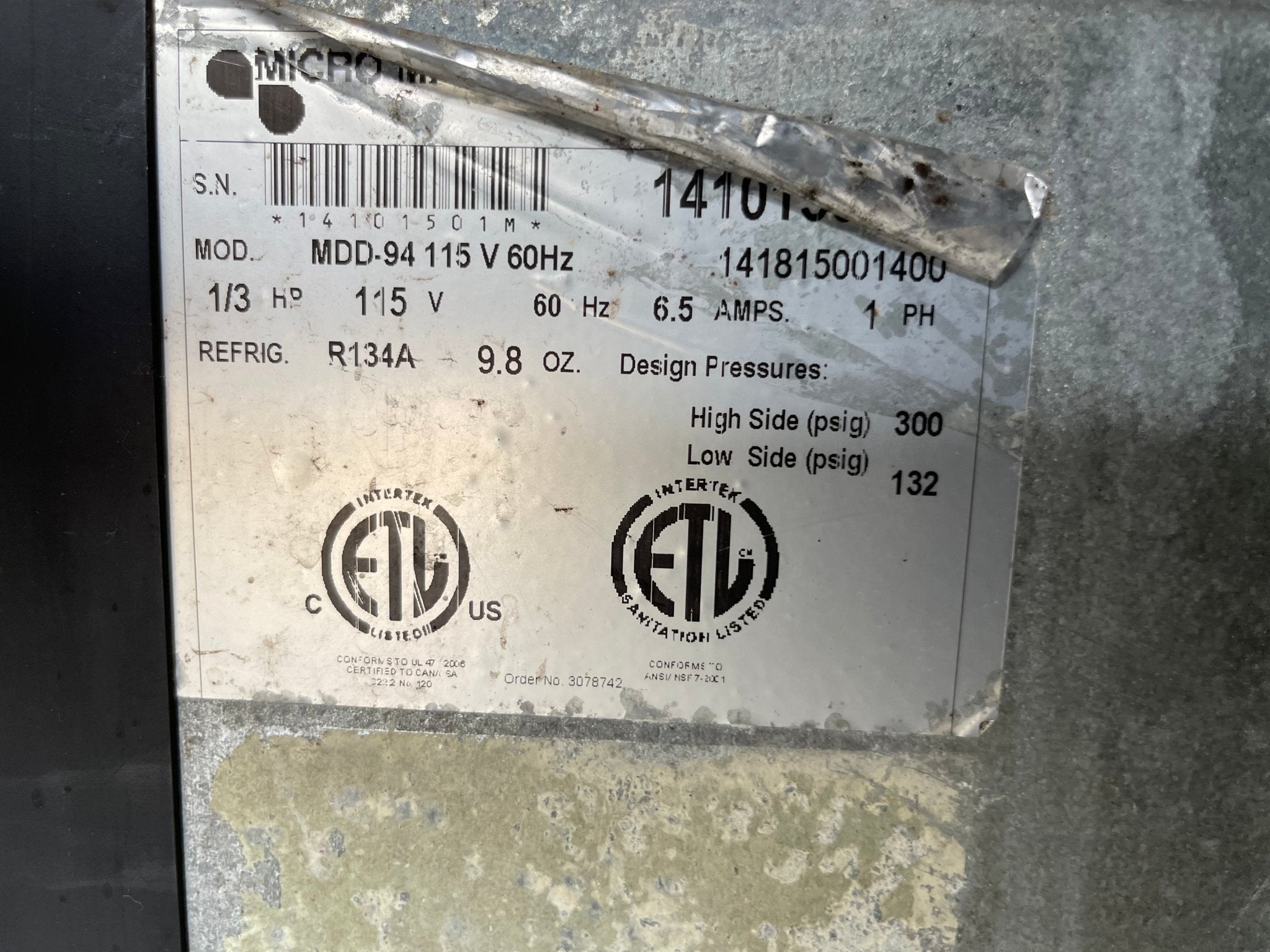 Used Micro Matic MDD - 94 Draft Beer Cooler Kegerator 3 Door 95"W - Falcon Restaurant Supply - 15