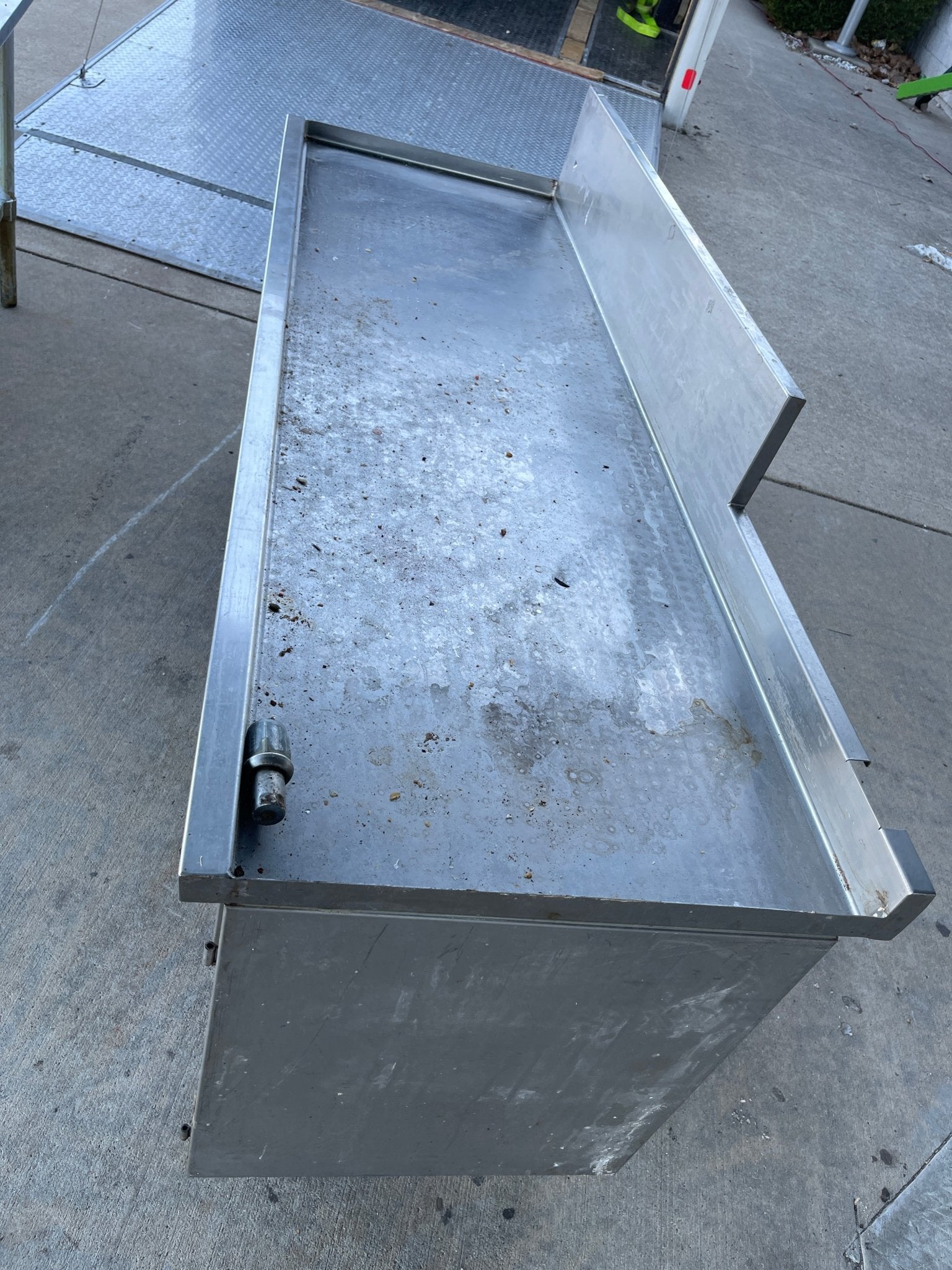 Used 70" x 24" Stainless Steel Table - SS339 - Falcon Restaurant Supply - 2