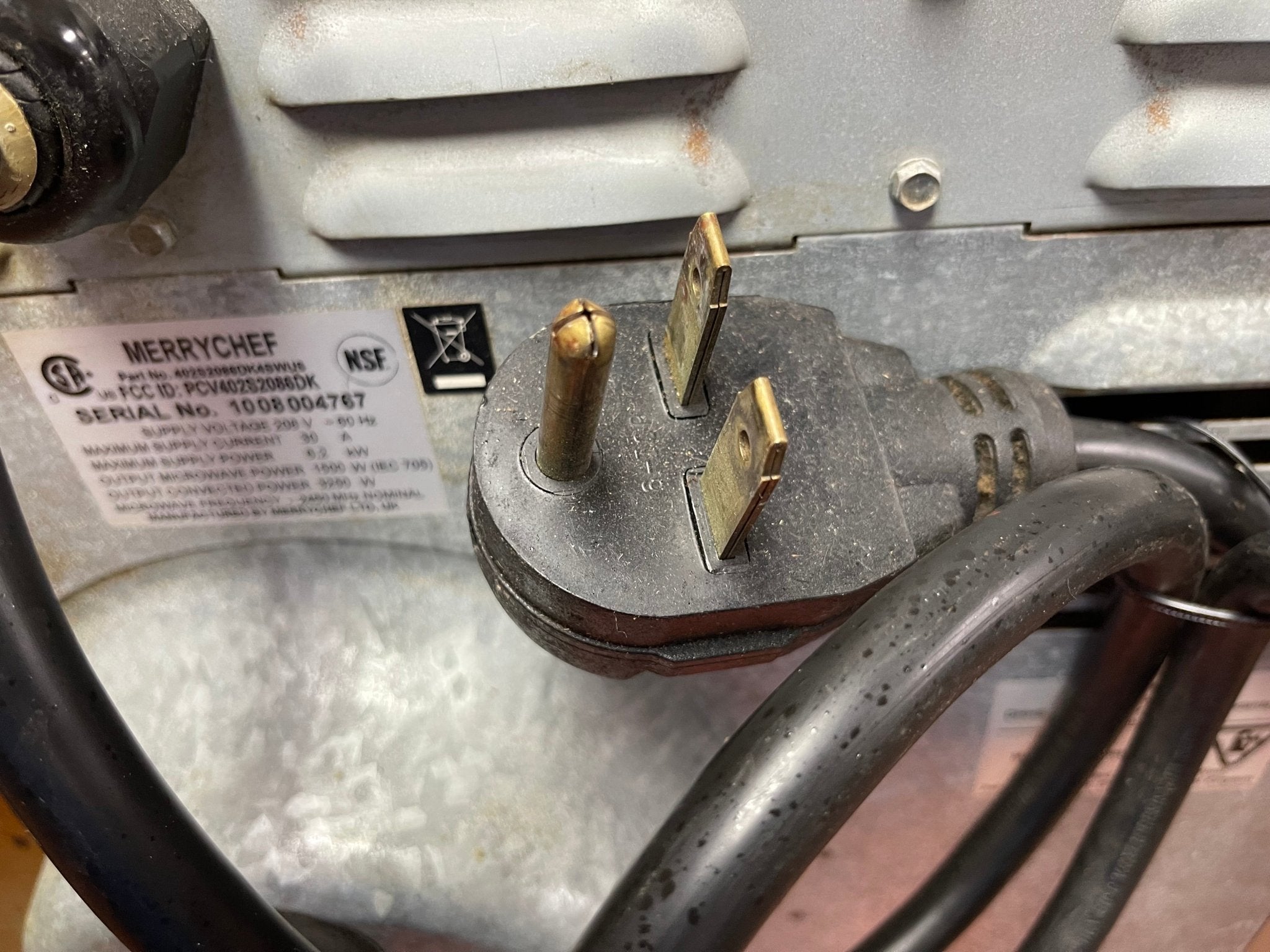 Used Merrychef 402S High-Speed Accelerated Cooking Countertop Oven 220V