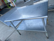 Used 48" x 30" Stainless Steel Table - SS340 - Falcon Restaurant Supply - 1