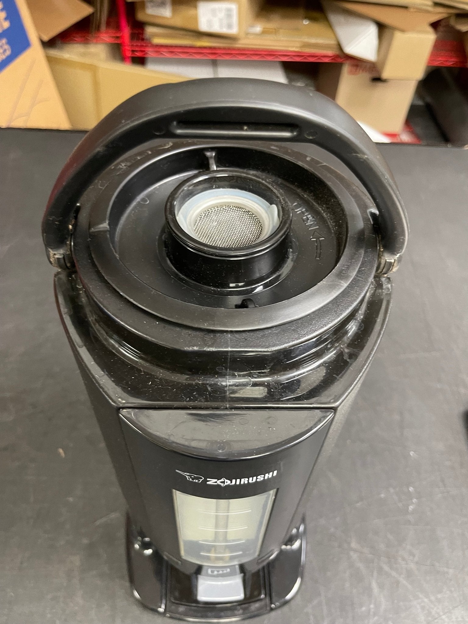 Used Zojirushi AY - AE25 2.5 Liter Glass - Lined Thermal Gravity Beverage Dispenser - Falcon Restaurant Supply - 3