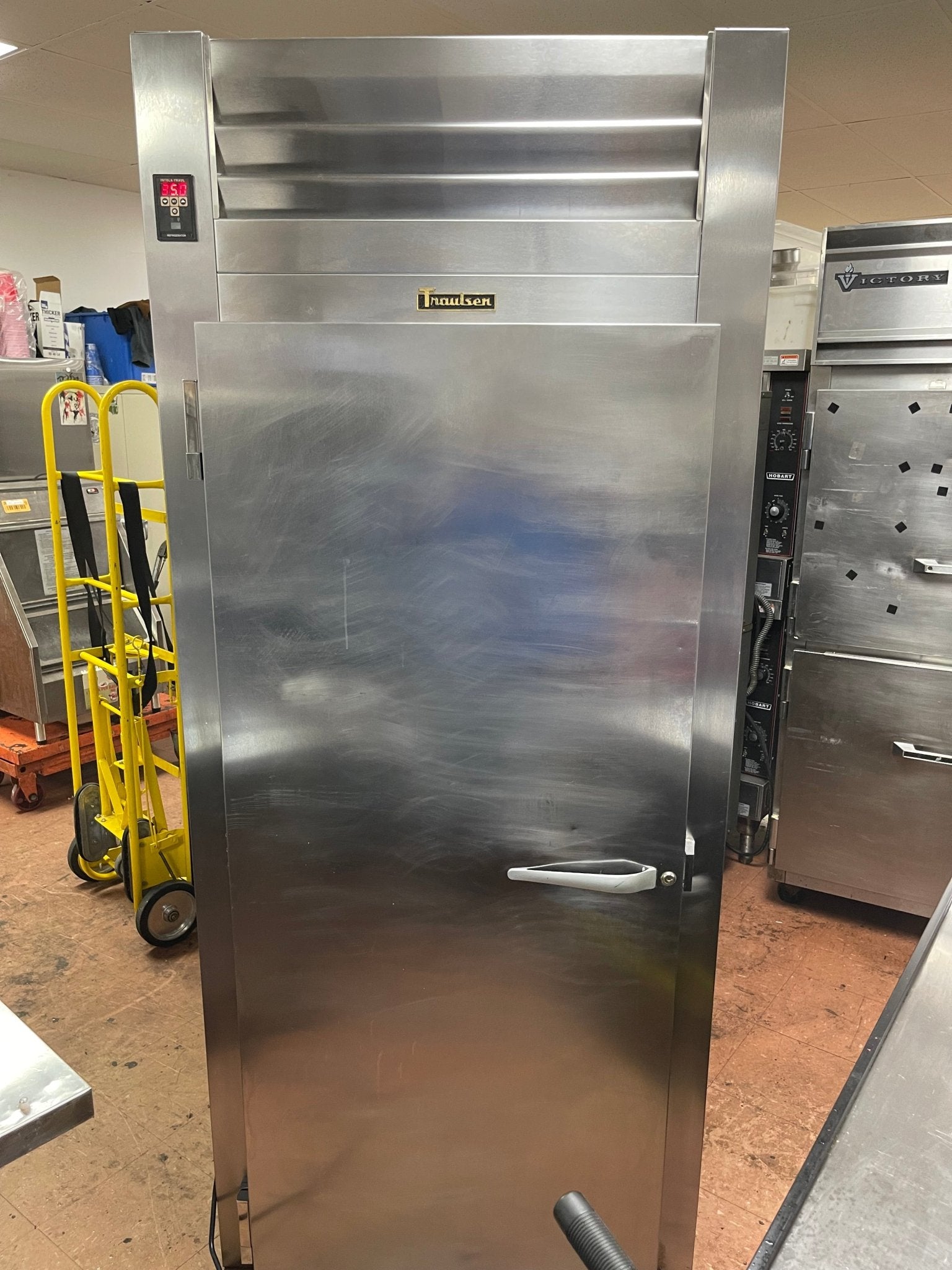 Used Traulsen ARI132LUT - FHS Commercial Stainless Roll In Refrigerator 120V - Falcon Restaurant Supply - 1