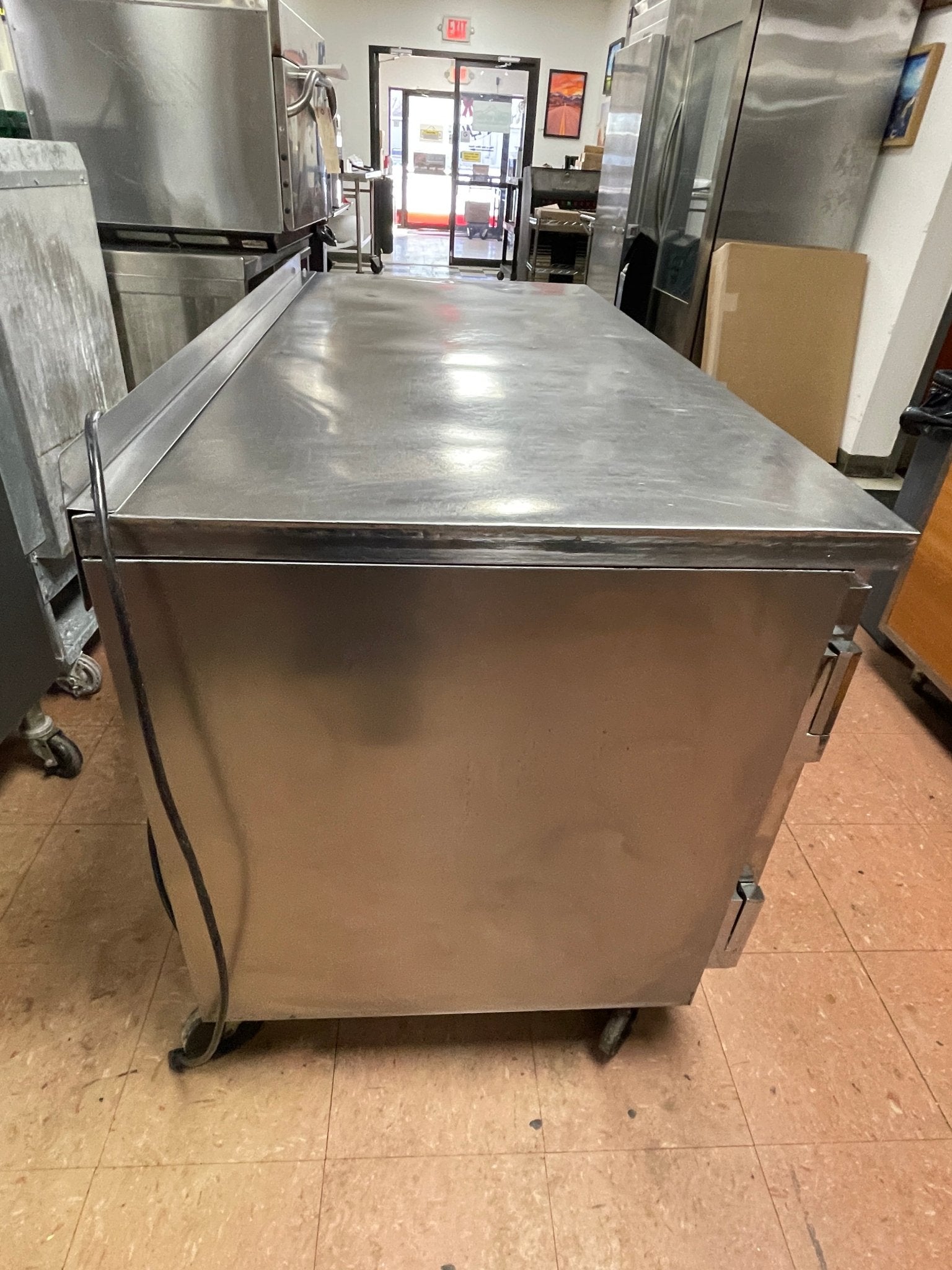 Used 60" Beverage Air WTR60A Worktop Refrigerator with New Compressor 120V - Falcon Restaurant Supply - 5
