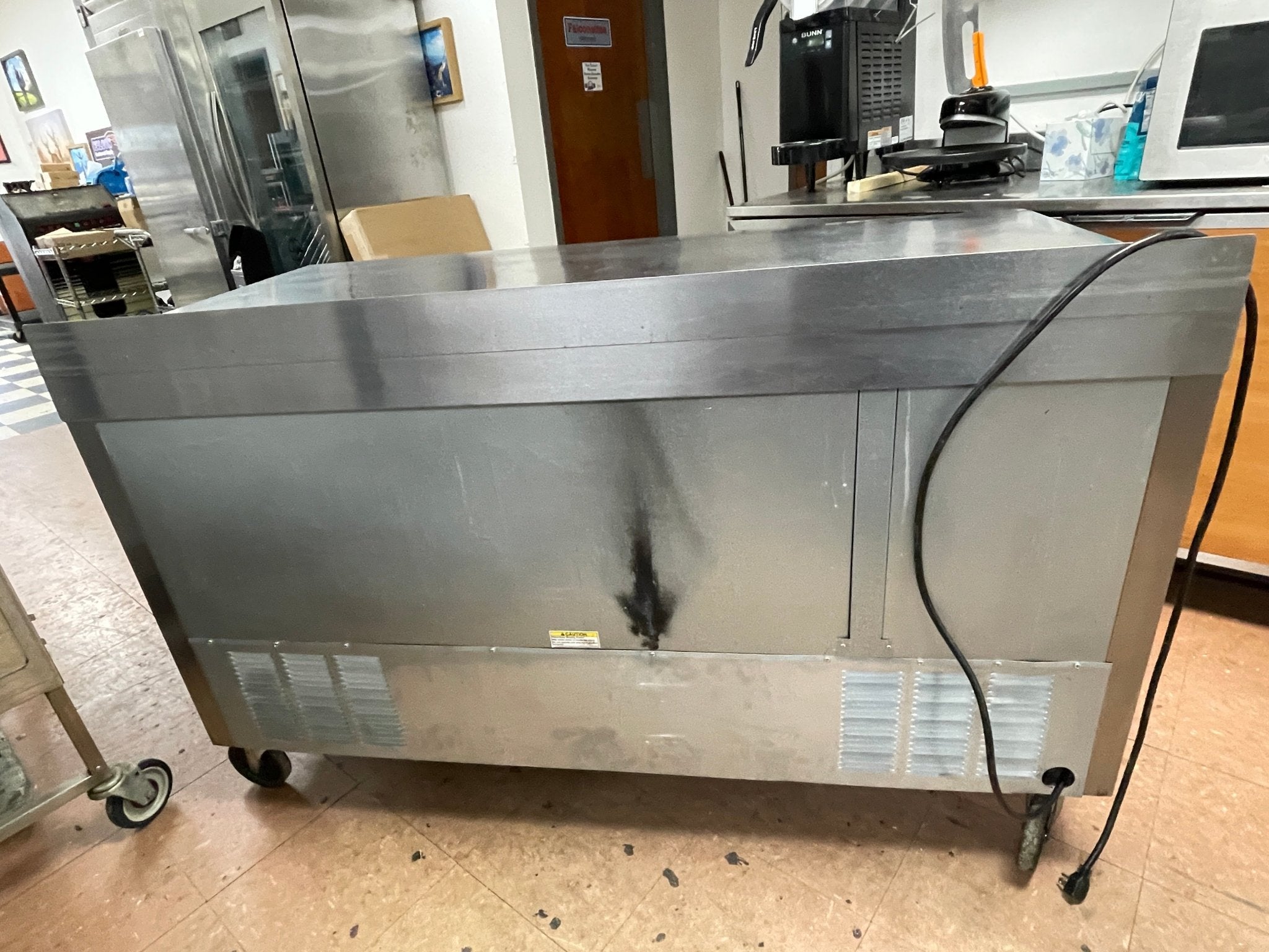 Used 60" Beverage Air WTR60A Worktop Refrigerator with New Compressor 120V - Falcon Restaurant Supply - 6