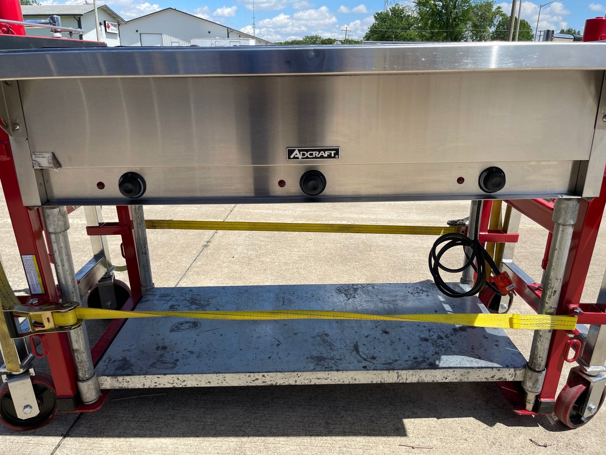 Used Adcraft ST - 120/3 48 1/2" Hot Food SteamTable w/ 3 Open Wells 120V - Shed - Falcon Restaurant Supply - 2