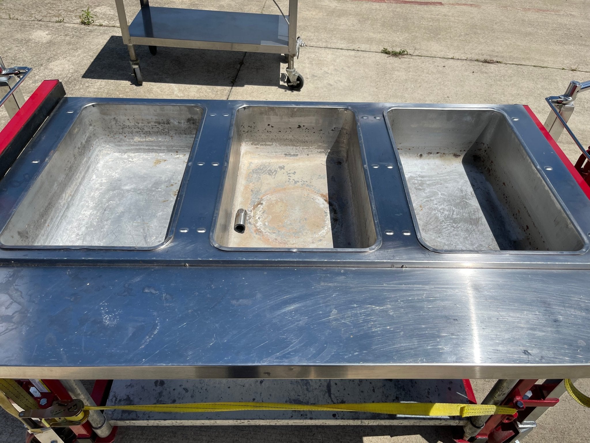 Used Adcraft ST-120/3 48 1/2" Hot Food SteamTable w/ 3 Open Wells 120V - Shed