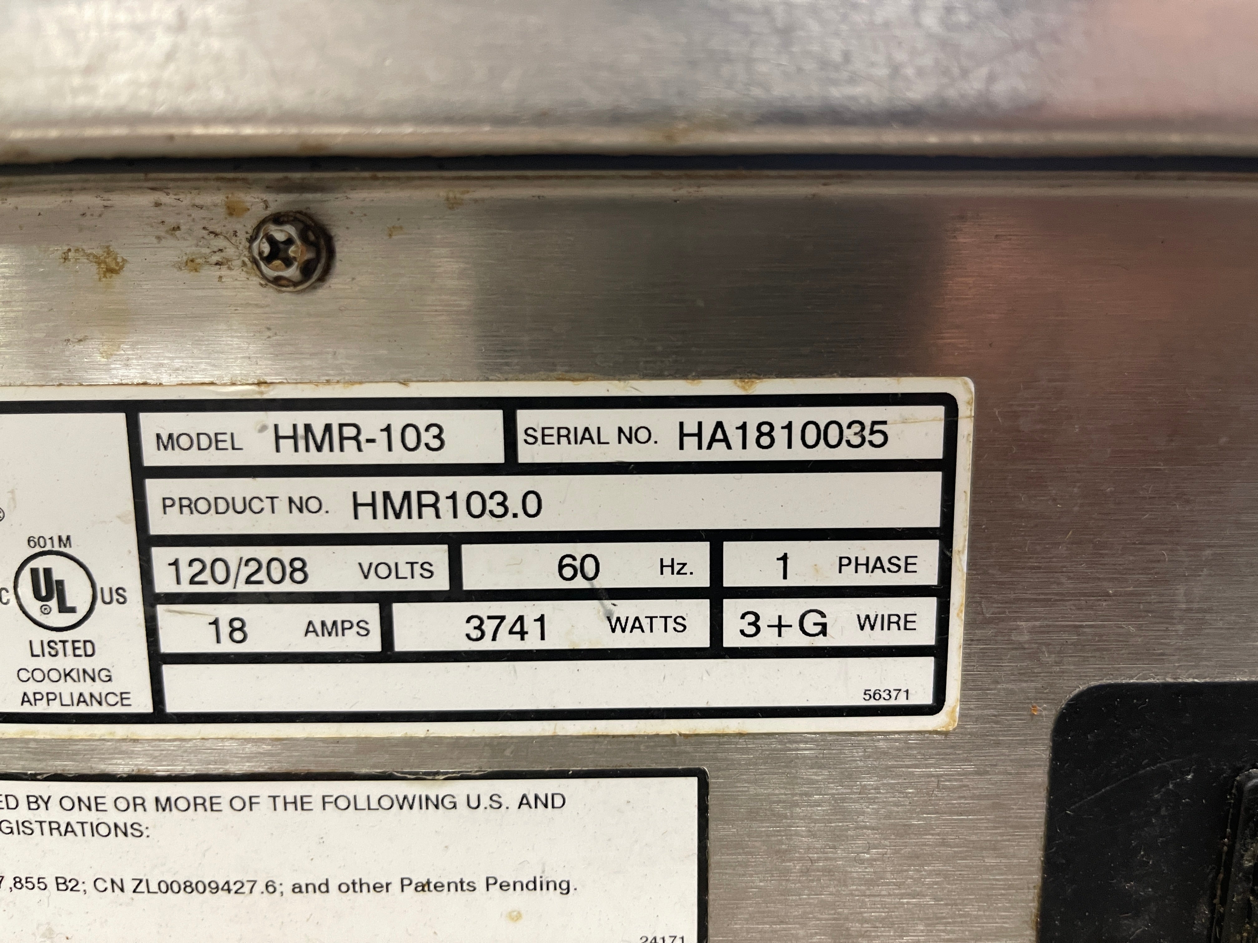 Henny Penny HMR-103 Heated Merchandiser Display 120/208V