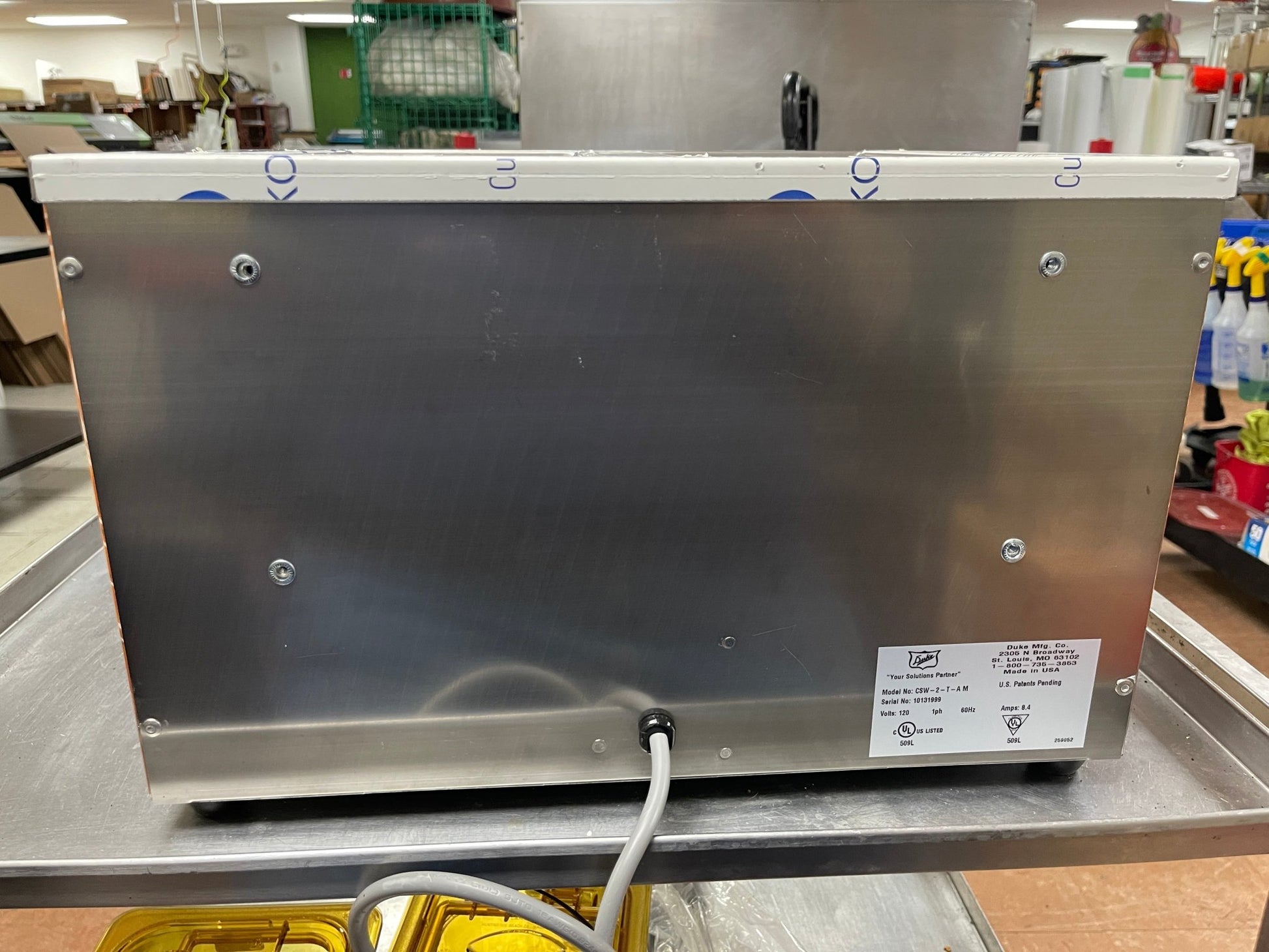 New Duke CSW - 2 - T - AM Countertop 2 Dry Well Soup Food Warmer 120V - BK - Falcon Restaurant Supply - 4