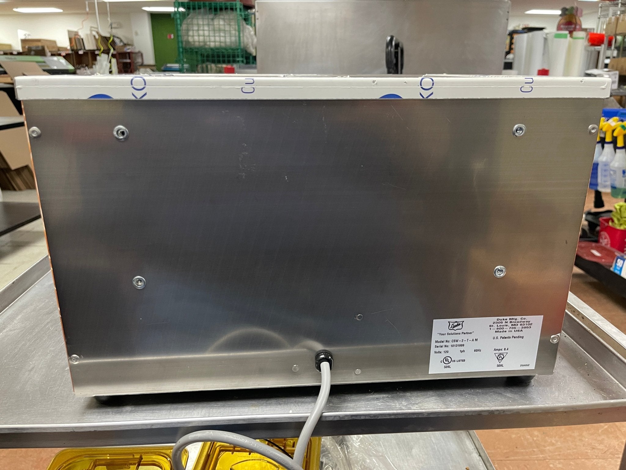 New Duke CSW - 2 - T - AM Countertop 2 Dry Well Soup Food Warmer 120V - BK - Falcon Restaurant Supply - 4