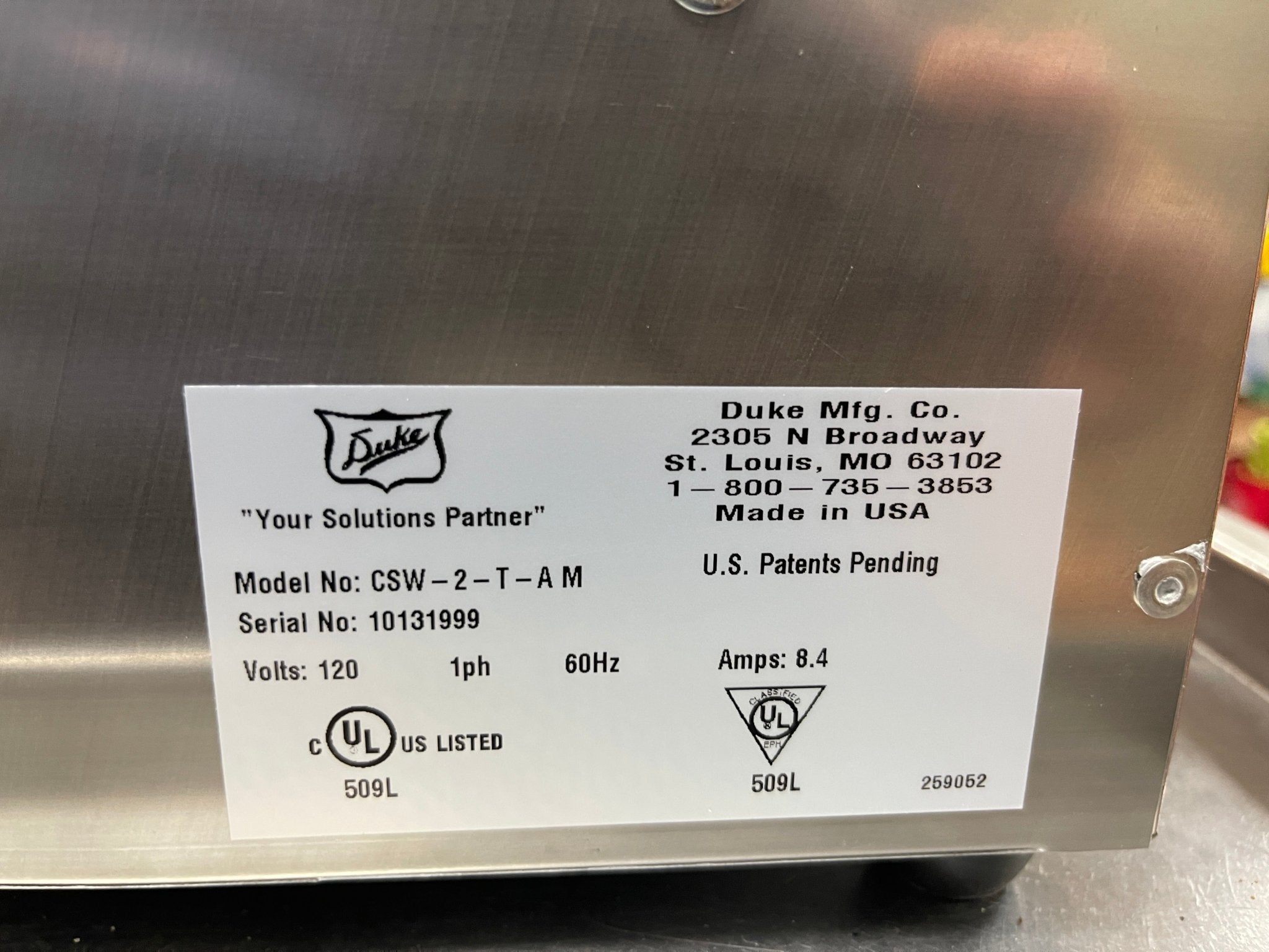 New Duke CSW - 2 - T - AM Countertop 2 Dry Well Soup Food Warmer 120V - BK - Falcon Restaurant Supply - 5