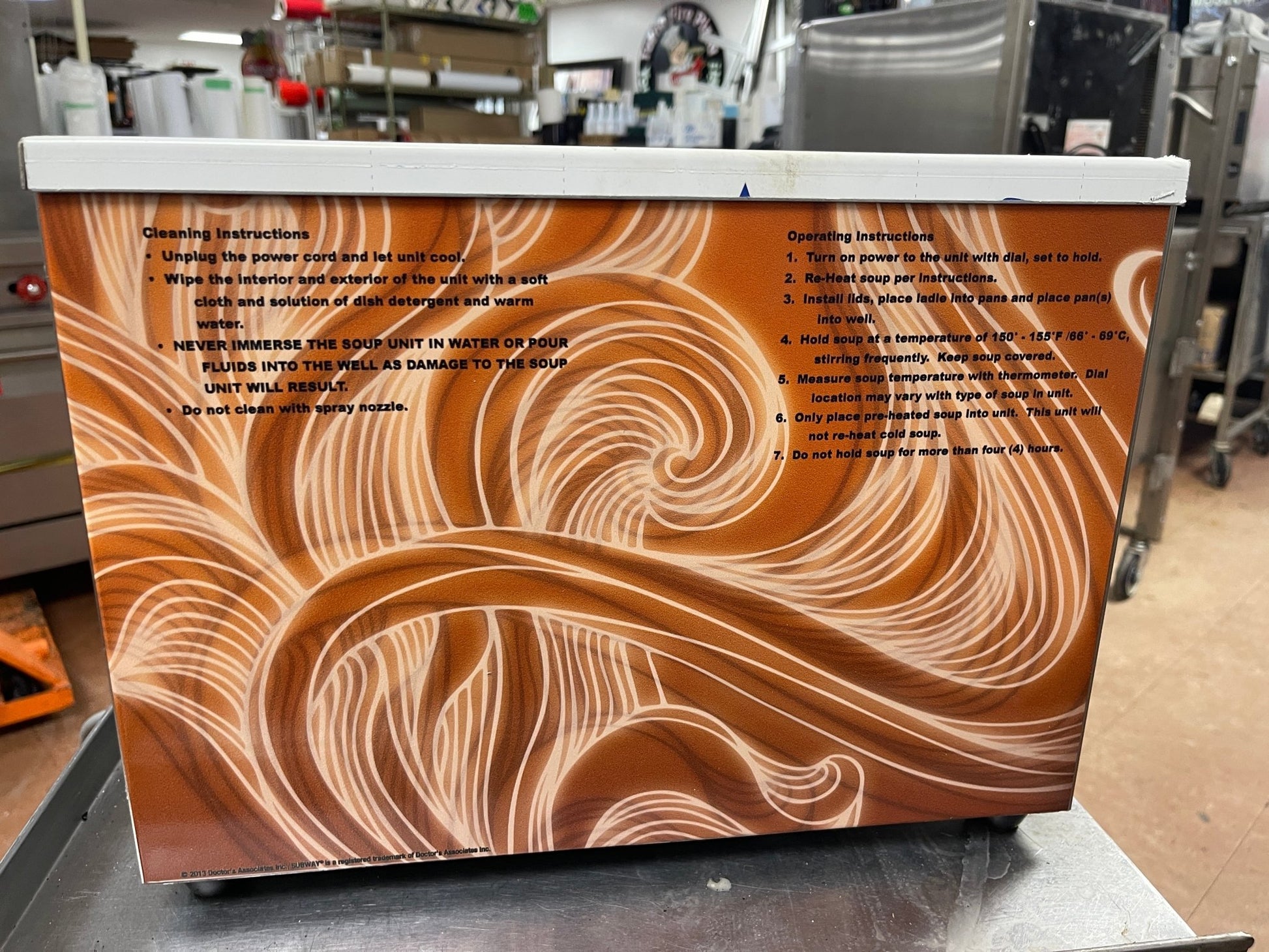 New Duke CSW - 2 - T - AM Countertop 2 Dry Well Soup Food Warmer 120V - BK - Falcon Restaurant Supply - 6