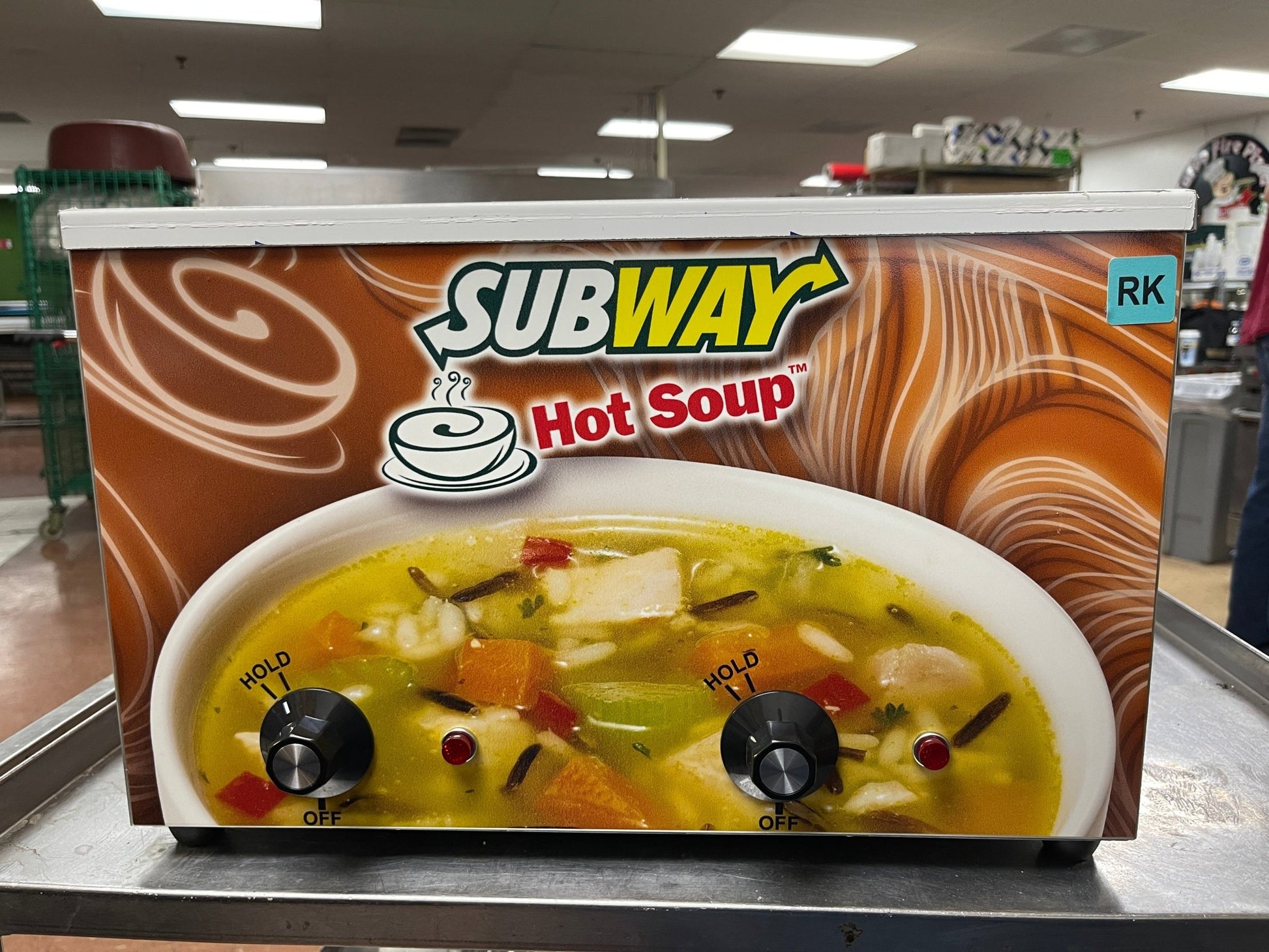 New Duke CSW - 2 - T - AM Countertop 2 Dry Well Soup Food Warmer 120V - BK - Falcon Restaurant Supply - 1