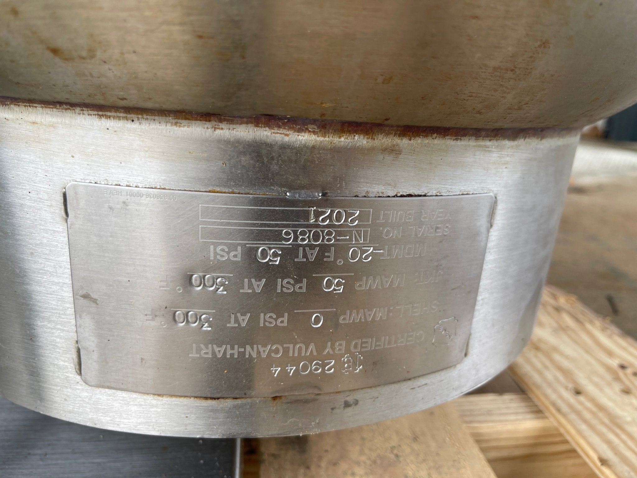 Used 2021 Vulcan K12ETT 12 Gallon Tilting Electric Steam Jacketed Kettle 480V 3PH - TH2 - Falcon Restaurant Supply - 6