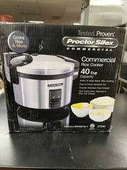 New Proctor Silex 37540 40 Cup (20 Cup Raw) Rice Cooker / Warmer - 120V - TH2