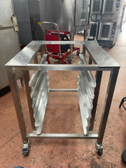 Used Stainless Steel Commercial Sheet Pan Rack/Equipment Stand - Falcon Restaurant Supply - 1