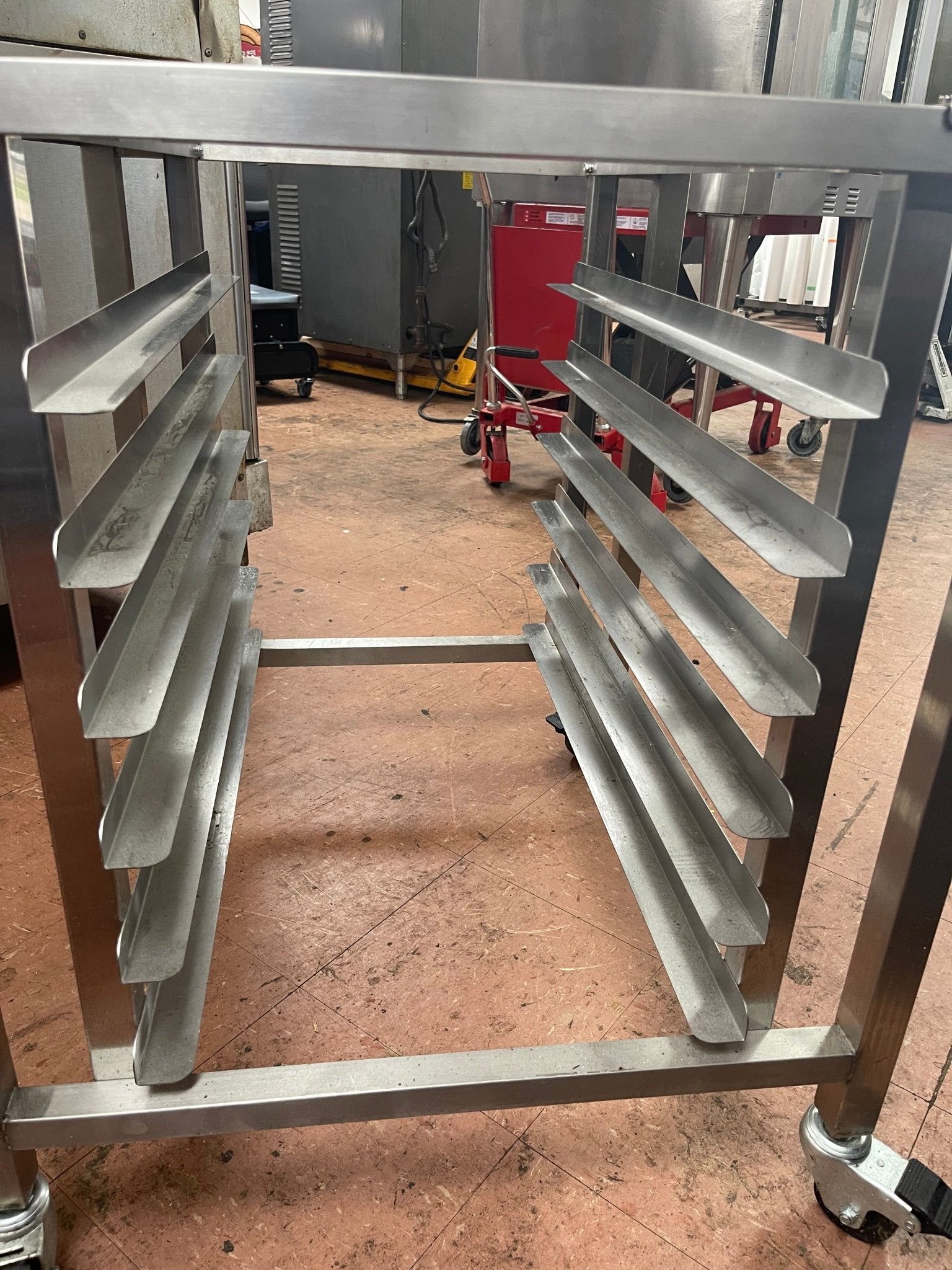 Used Stainless Steel Commercial Sheet Pan Rack/Equipment Stand - Falcon Restaurant Supply - 4