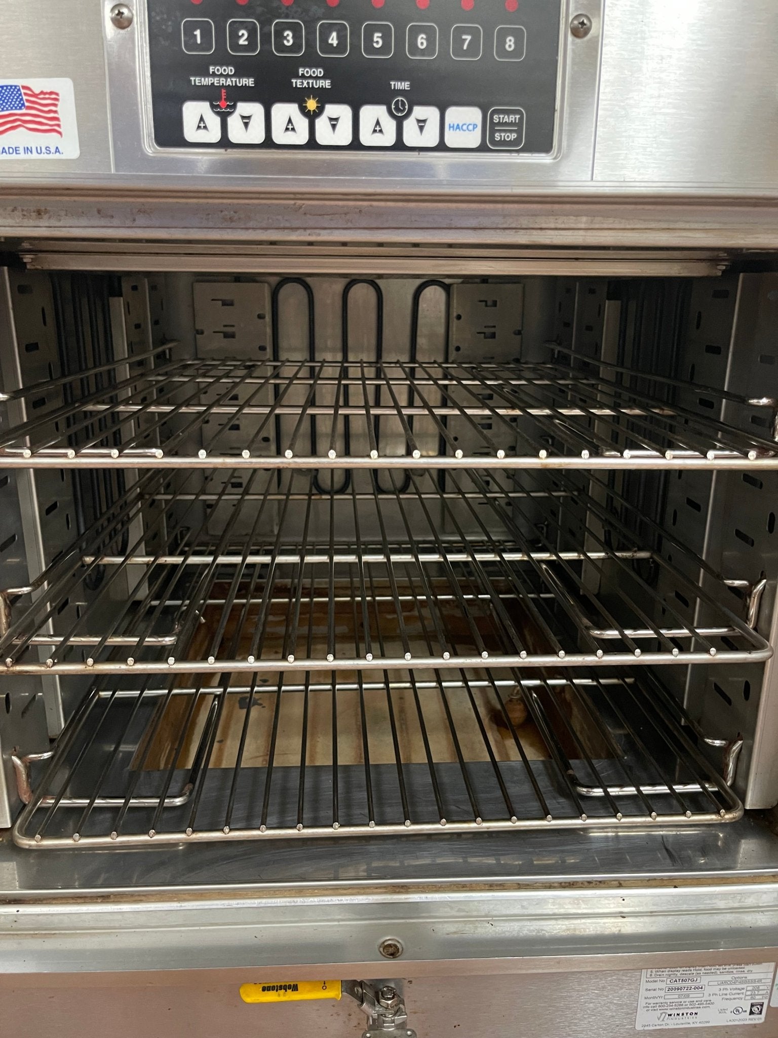 Used Winston CAT507GJ CVap Thermalizer Cook and Hold Oven 208V 3 Phase - Falcon Restaurant Supply - 4