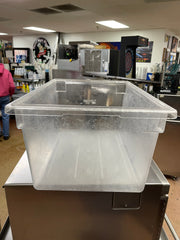 Used Cambro 182612CW Camwear Clear Polycarbonate Food Storage Box - TH2