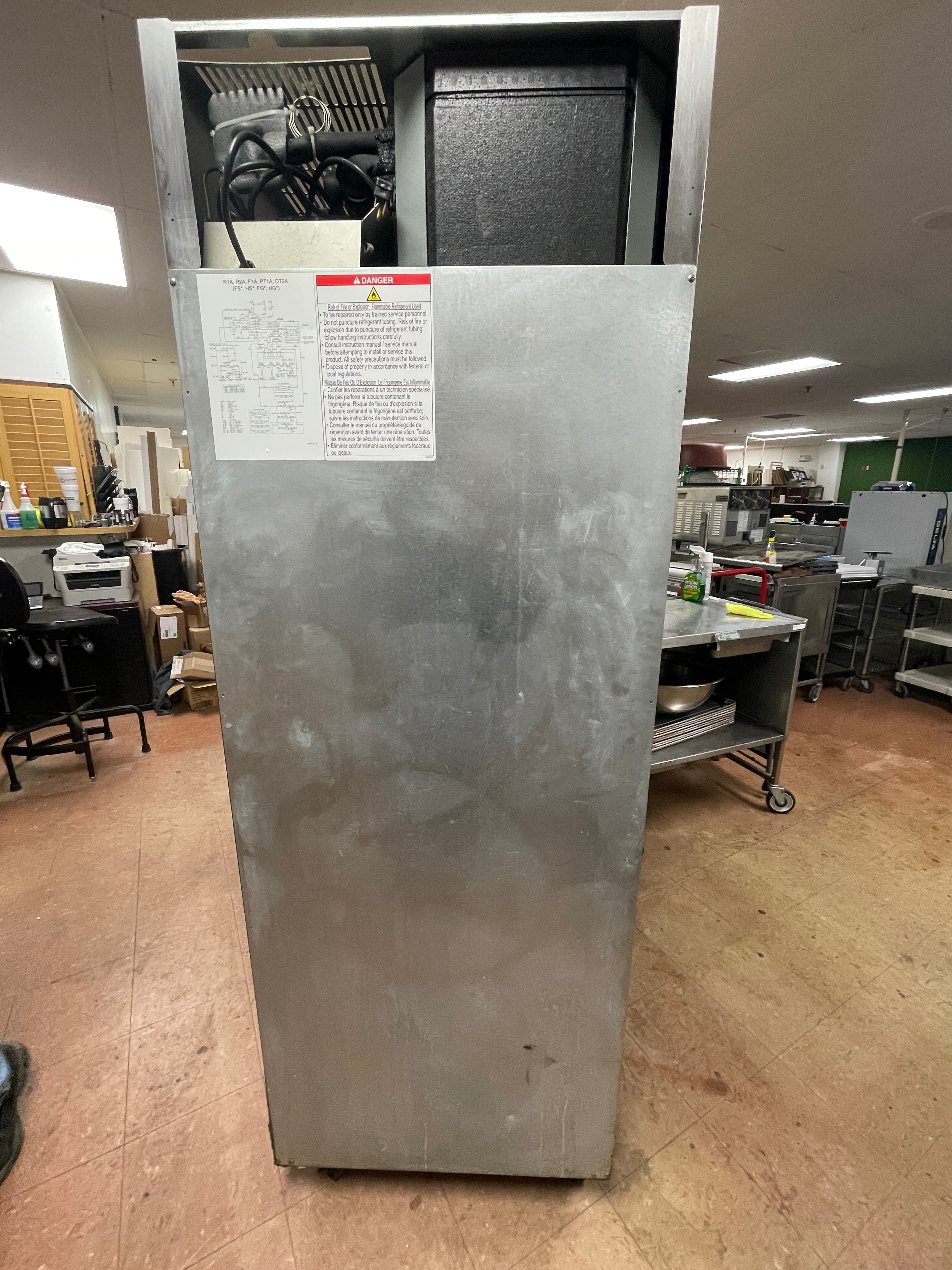 Used 27 1/2" Hoshizaki R1A-FS Stainless Solid Door Reach-In Refrigerator - TH2